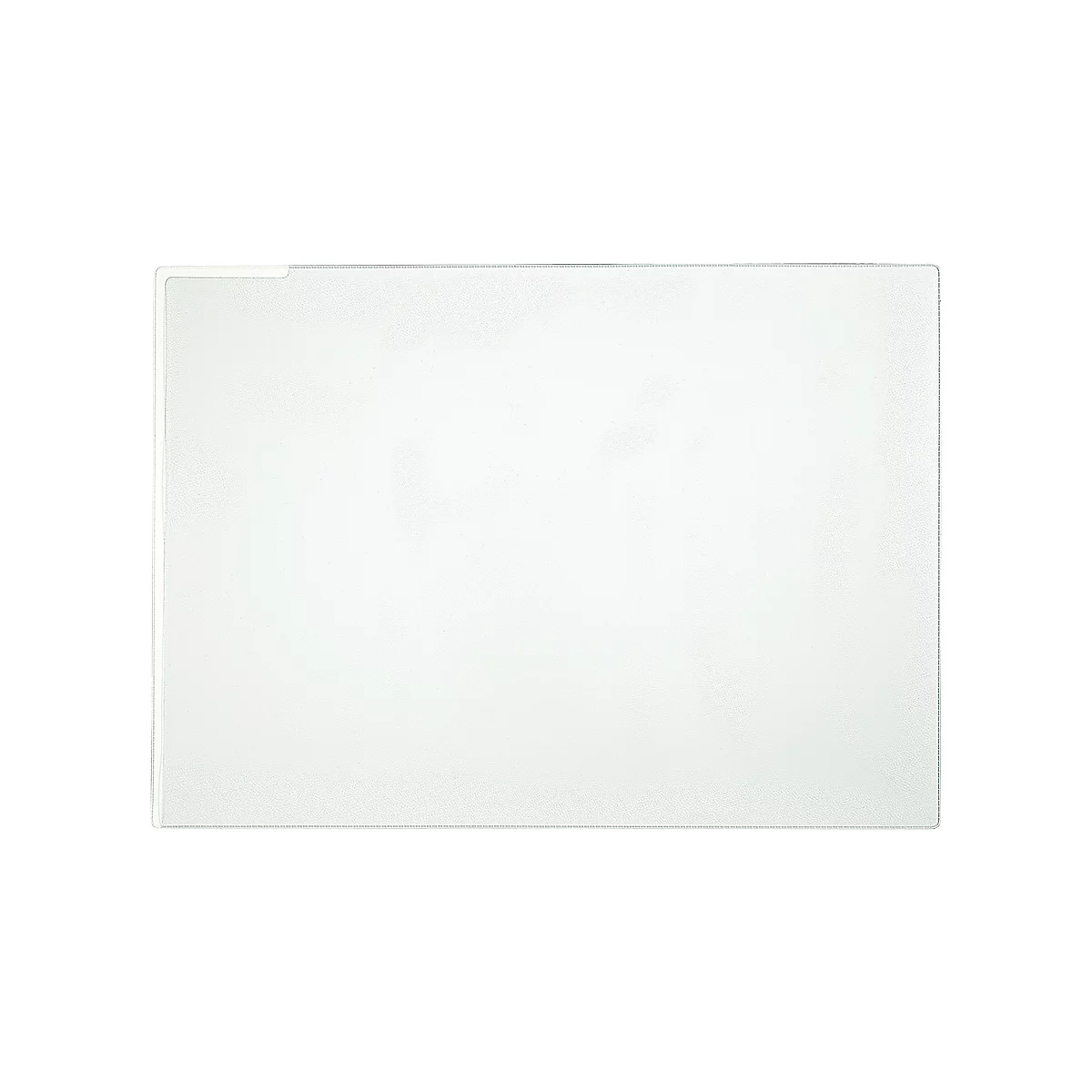 White rectangle, slightly rounded. A thin white frame surrounds the object.