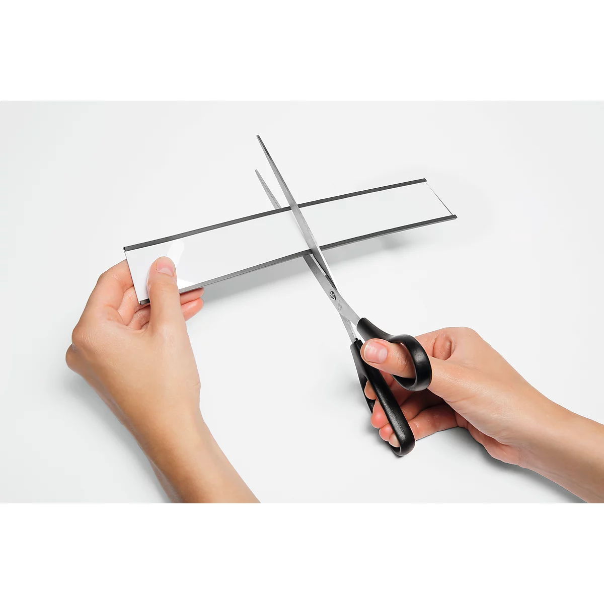 Magnetisch C-profiel, B 200 x H 30 mm, incl. insteeketiketten, 50 stuks + 52 bordjes