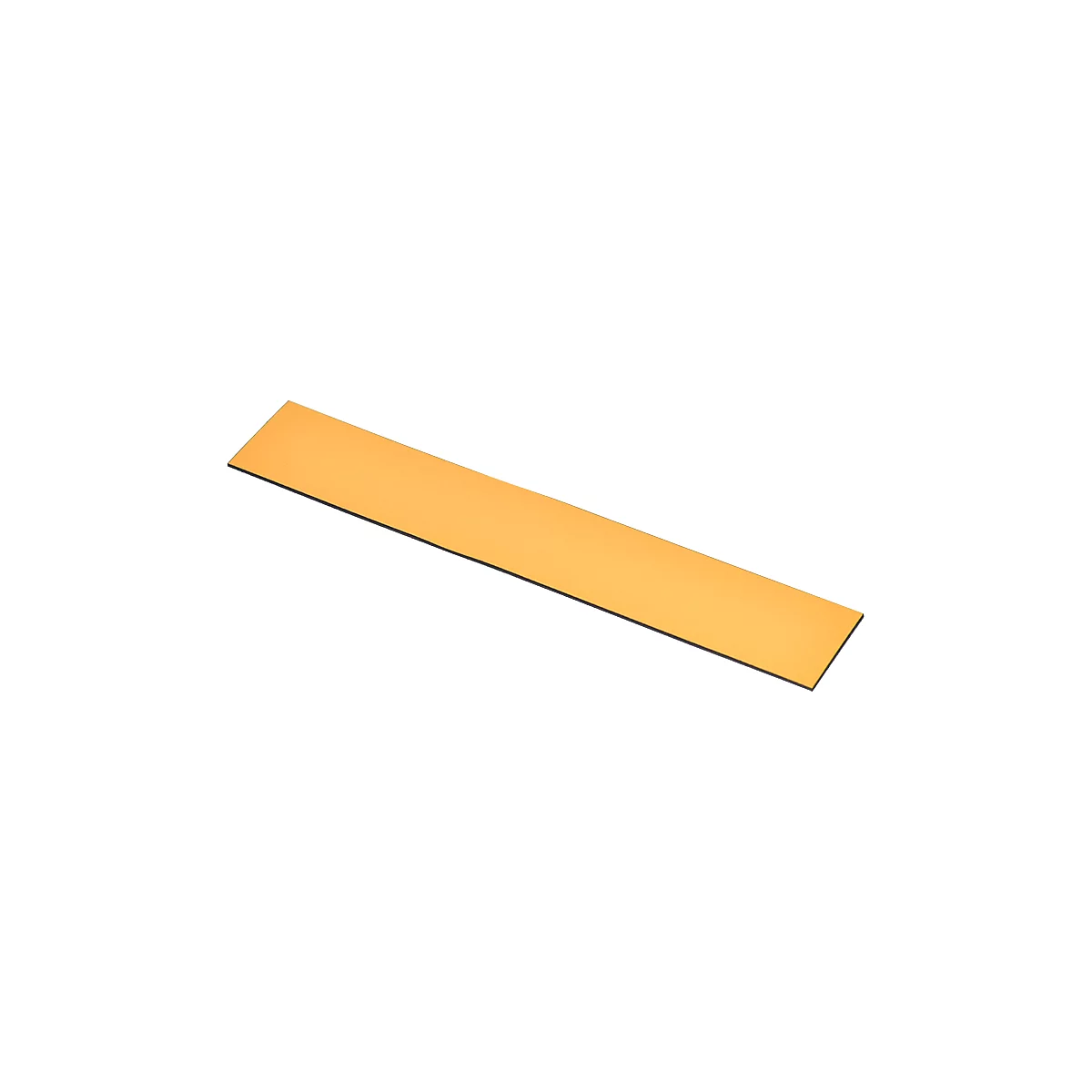 Magnetische magazijnkaartjes, geel, 20 x 150 mm