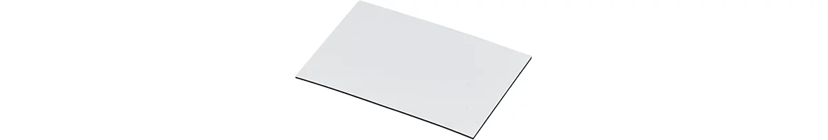 Magnetische magazijnkaartjes, wit, 20 x 75 mm