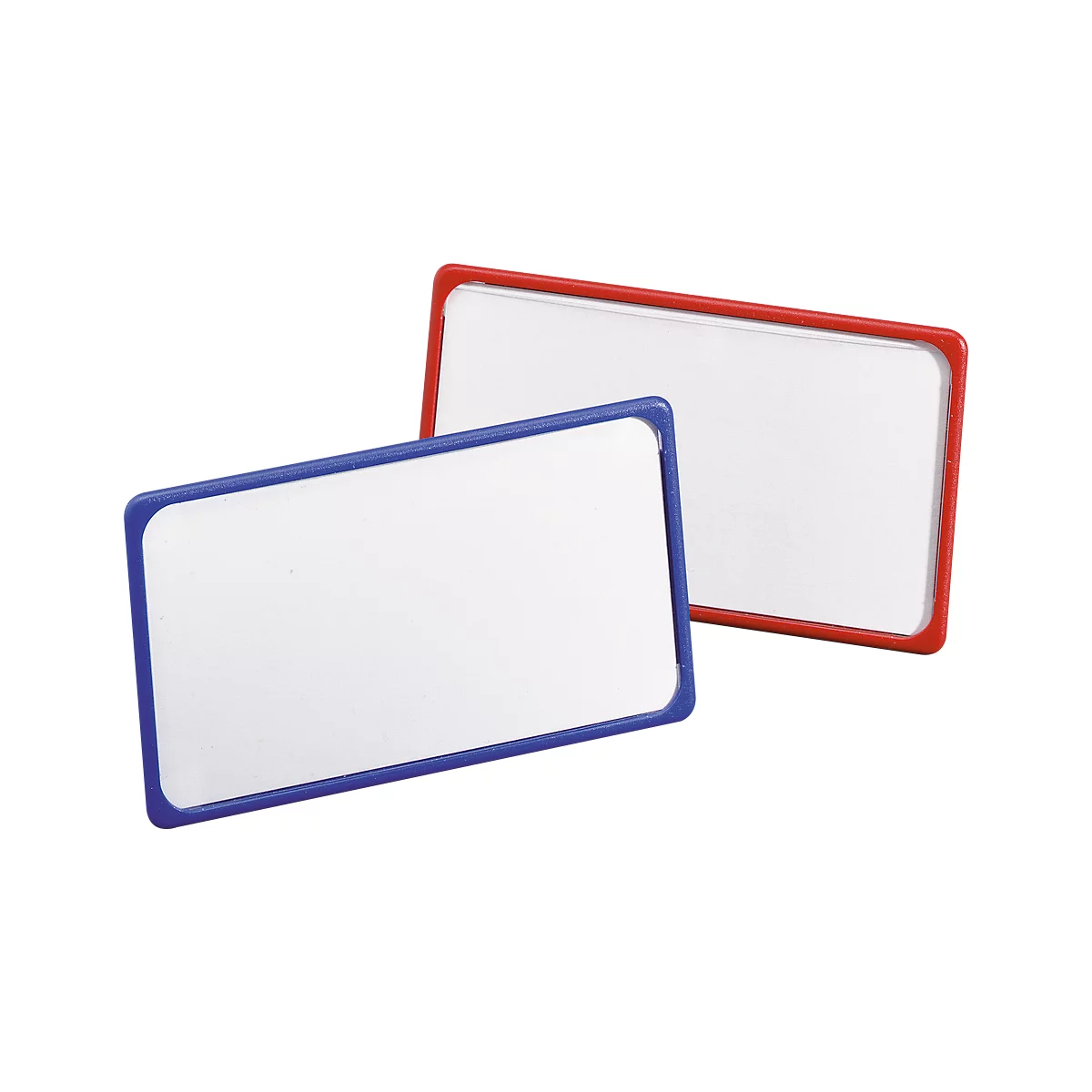 Magnetische naambadges, blauw, 10 st.