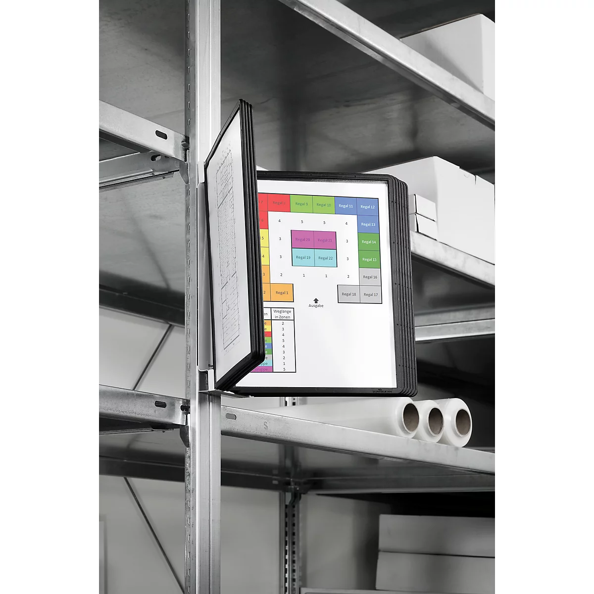 Magnetische wandhouder set VARIO WALL, incl. 10 zichtpanelen