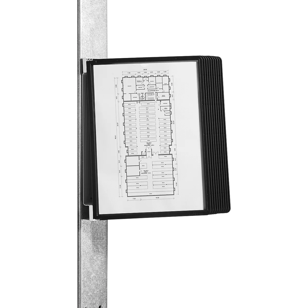 Magnetische wandhouder set VARIO WALL, incl. 10 zichtpanelen
