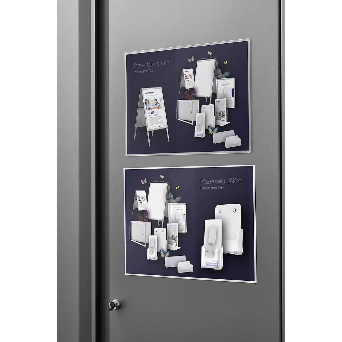 magnetoplan® Sichttasche, reflexionsfrei, bis 25 Blatt, mit Magnetgummi