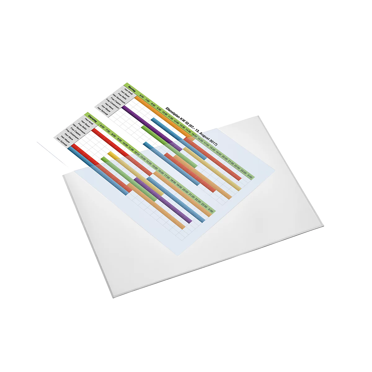 magnetoplan® Sichttasche, reflexionsfrei, bis 25 Blatt, mit Magnetgummi