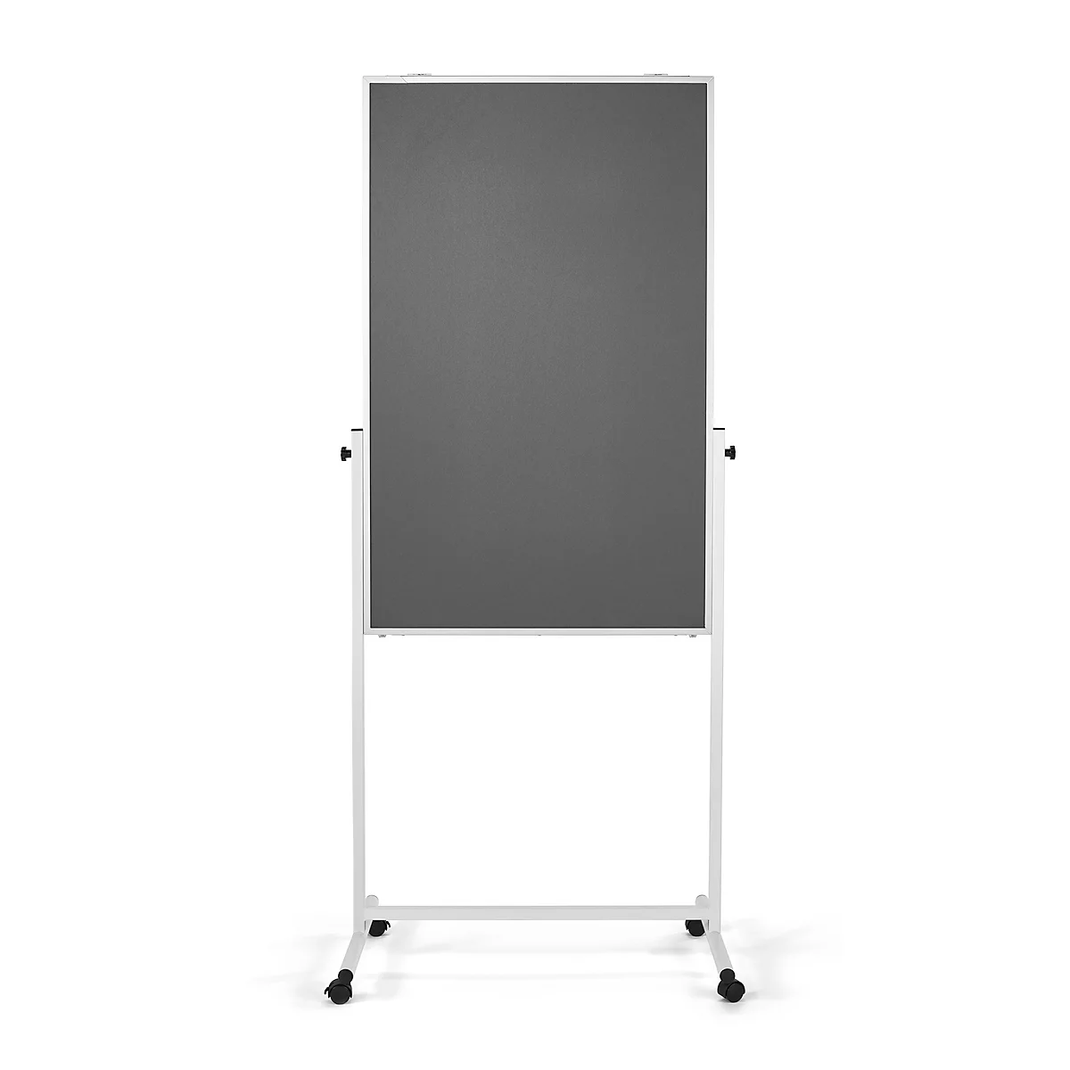 Magnetoplan Universalboard Filz, mobil, 3-in-1, B 750 x T 1200 mm, grau