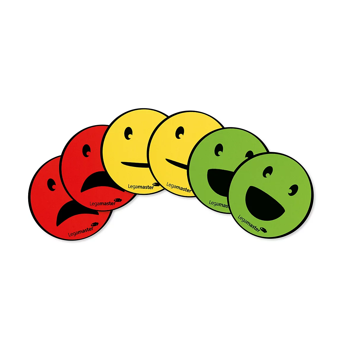 Magnetset Legamaster Emoticon, 6 Stück