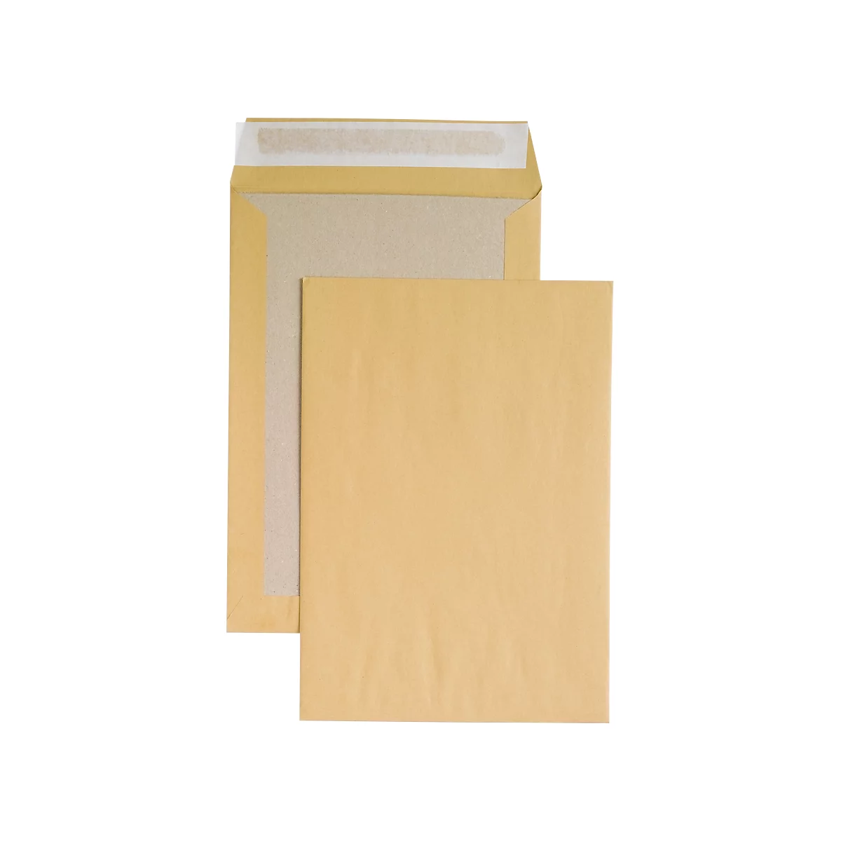 Two brown envelopes; one open.