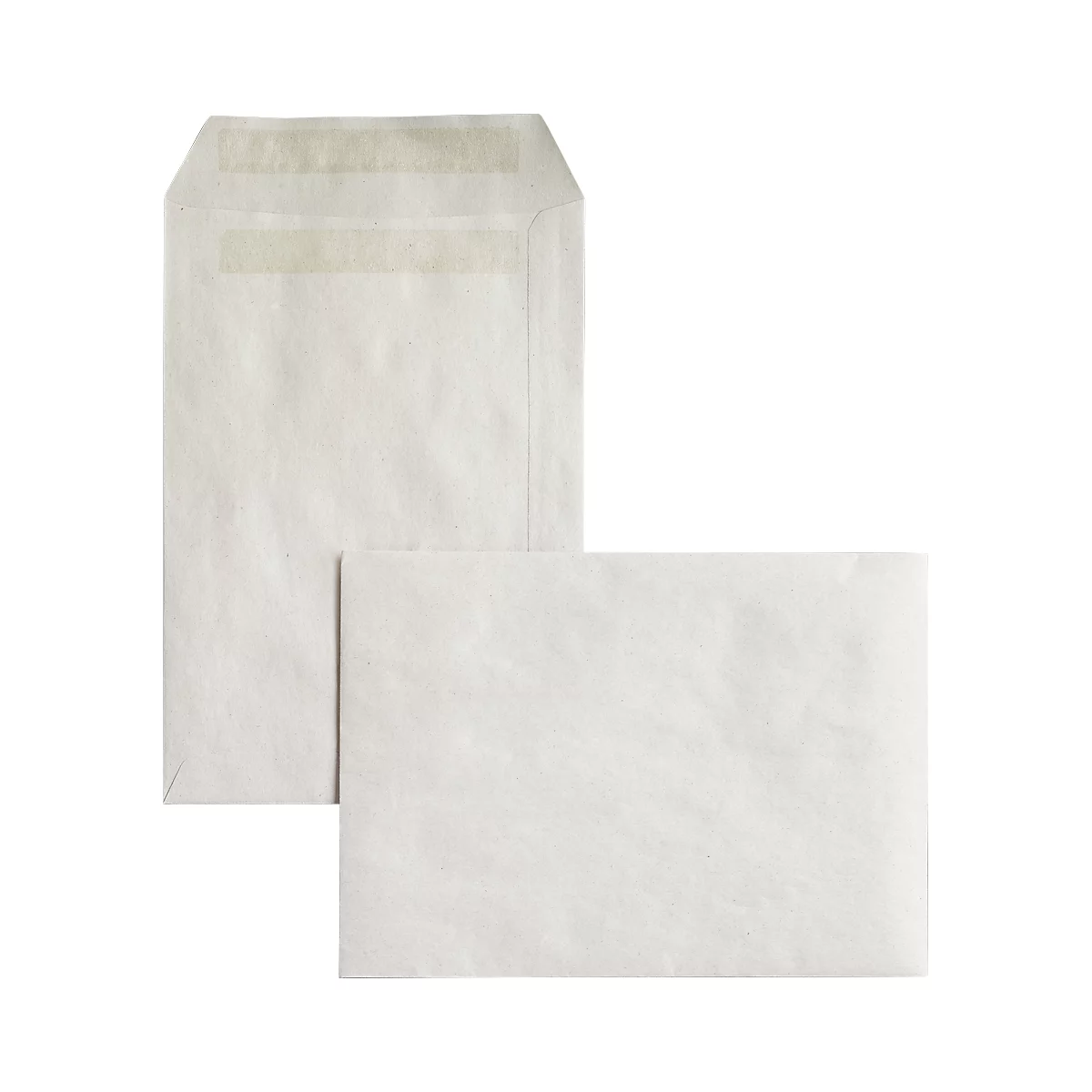 Two white envelopes. One is open, the other is lying next to it.