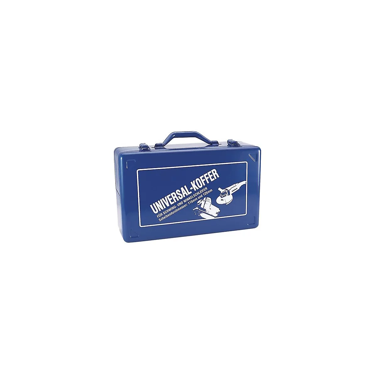 Mallette pour machines-outils, garniture en mousse, L 390 x P 240 x H 140 mm, tôle d'acier