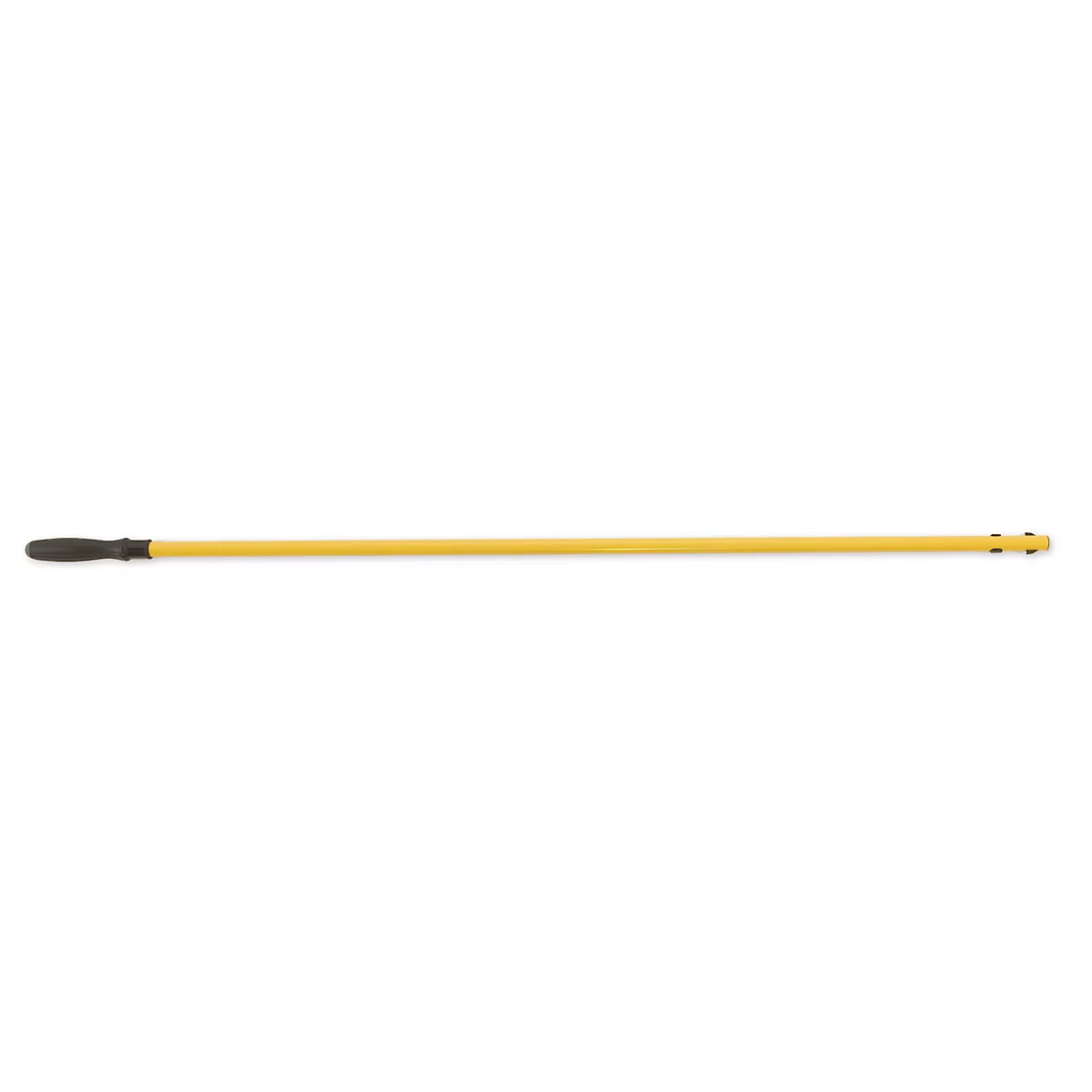 Manche pour balais Rubbermaid® Hygen™ Quick-Connect, système de connexion rapide, avec manche, L 1,42 m, x Ø 21 mm, aluminium, jaune-noir.