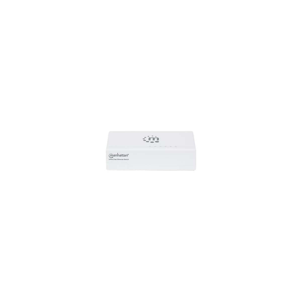 Manhattan 5-Port Fast Ethernet Switch, Plastic, Three Year Warranty, Box - Switch - unmanaged - 5 x 10/100 - Desktop