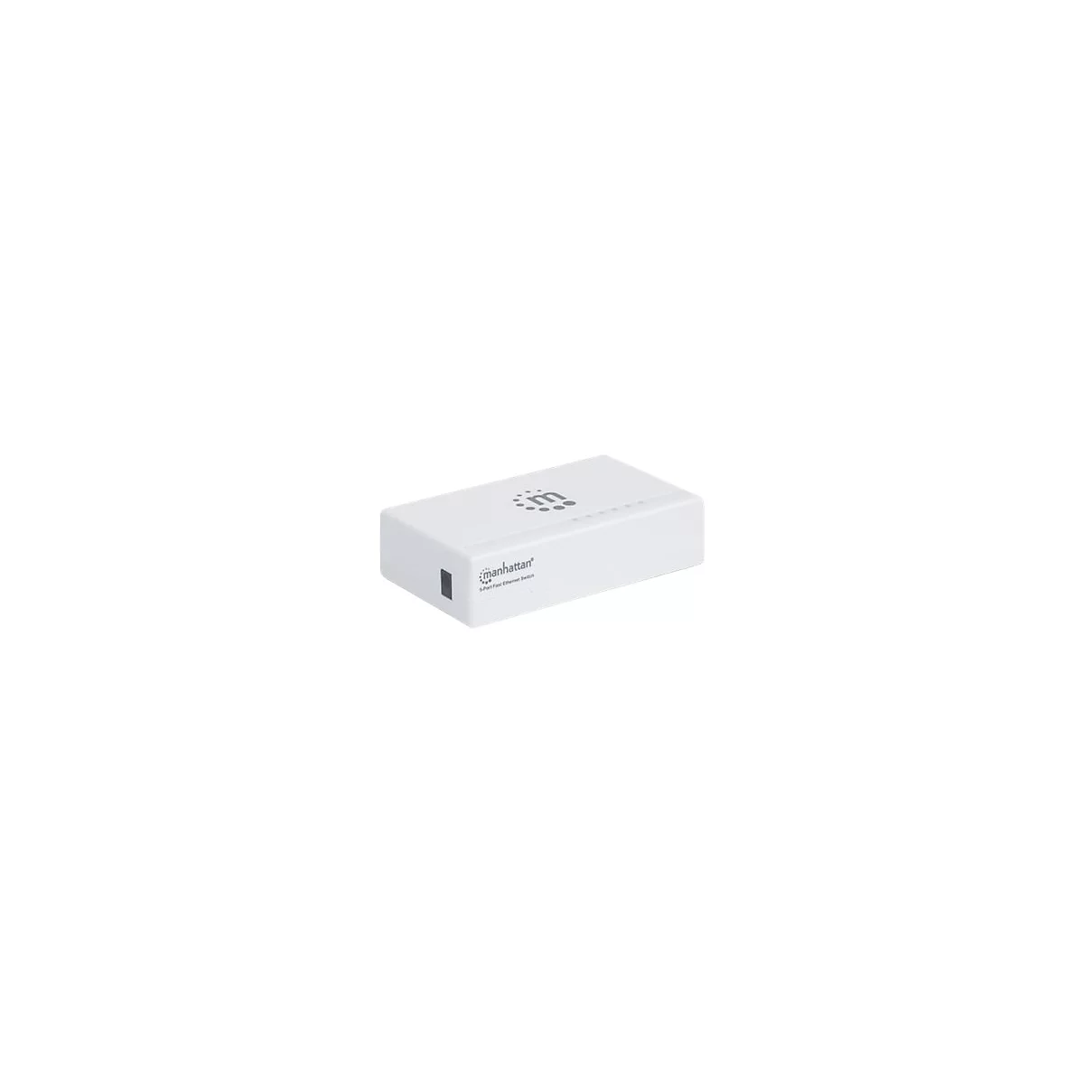 Manhattan 5-Port Fast Ethernet Switch, Plastic, Three Year Warranty, Box - Switch - unmanaged - 5 x 10/100 - Desktop
