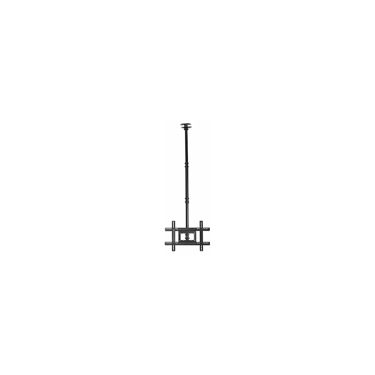 Manhattan - Befestigungskit (Deckenplatte) - für Flachbildschirm - heavy-duty steel with powder coating - Schwarz - Bildschirmgröße: 94-203 cm (37'-80')