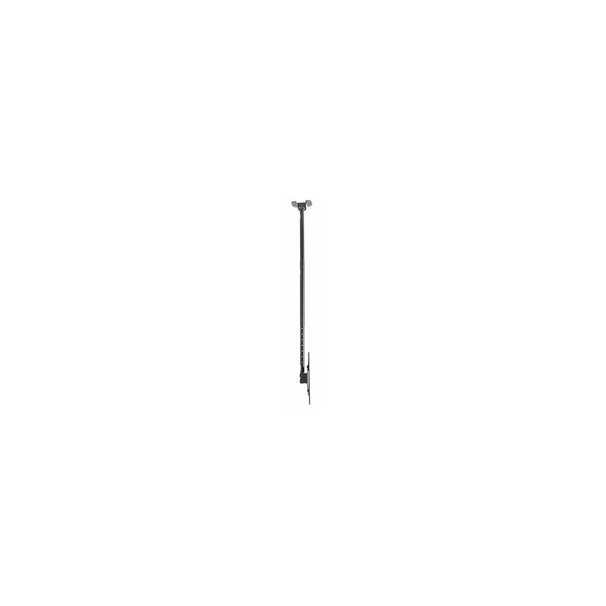 Manhattan - Befestigungskit (Deckenplatte) - für Flachbildschirm - heavy-duty steel with powder coating - Schwarz - Bildschirmgröße: 94-203 cm (37'-80')