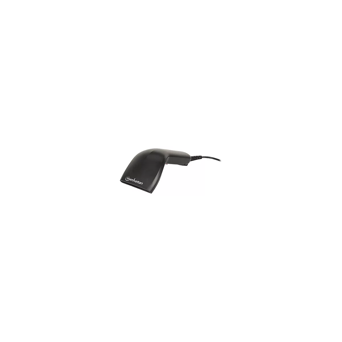 Manhattan Contact CCD Handheld Barcode Scanner, USB, 60mm Scan Width, Cable 152cm, Max Ambient Light 5,000 lux (sunlight), Black, Three Year Warranty, Box - Barcode-Scanner