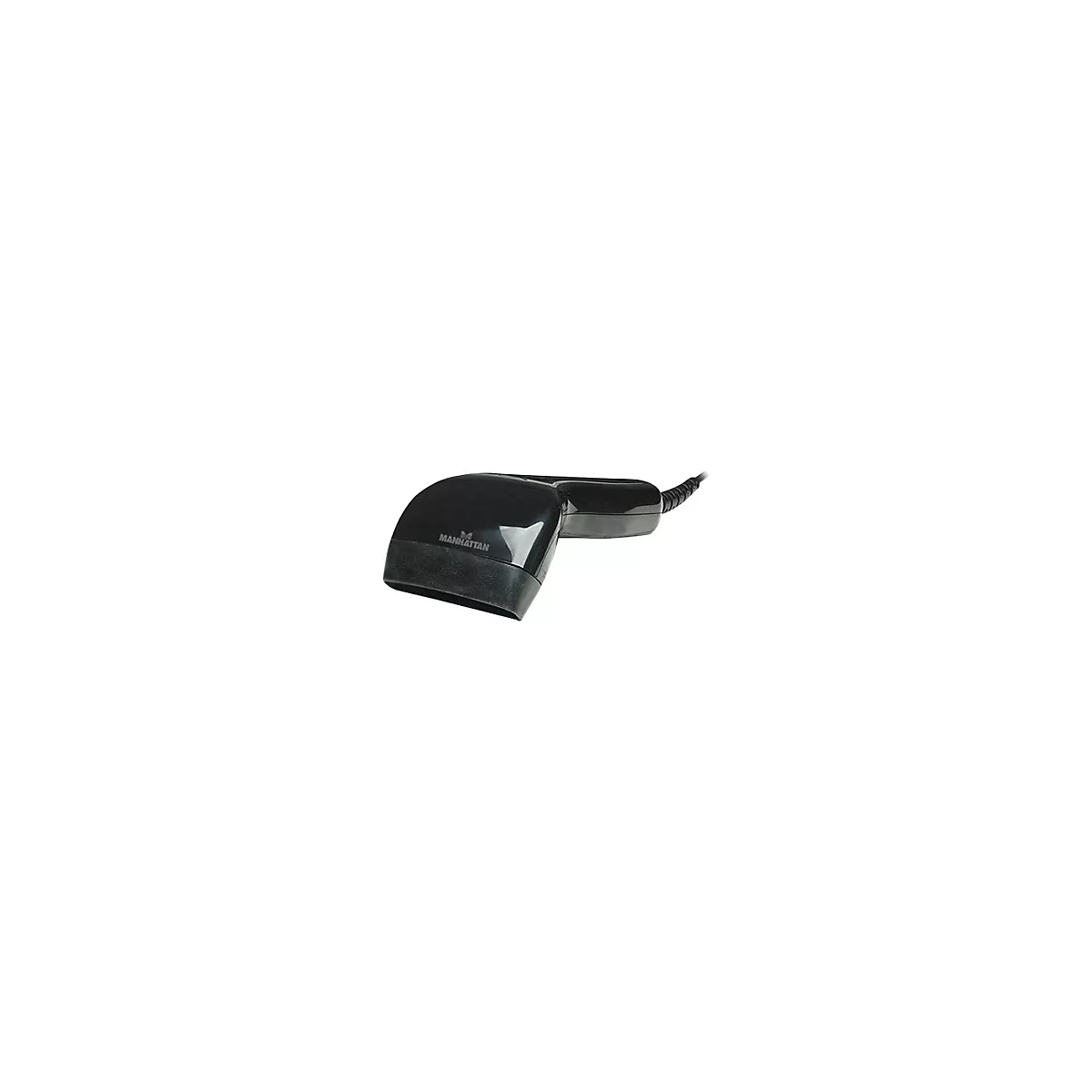 Manhattan Contact CCD Handheld Barcode Scanner, USB, 80mm Scan Width, Cable 152cm, Max Ambient Light: 3,000 lux (sunlight), Black, Three Year Warranty, Box - Barcode-Scanner