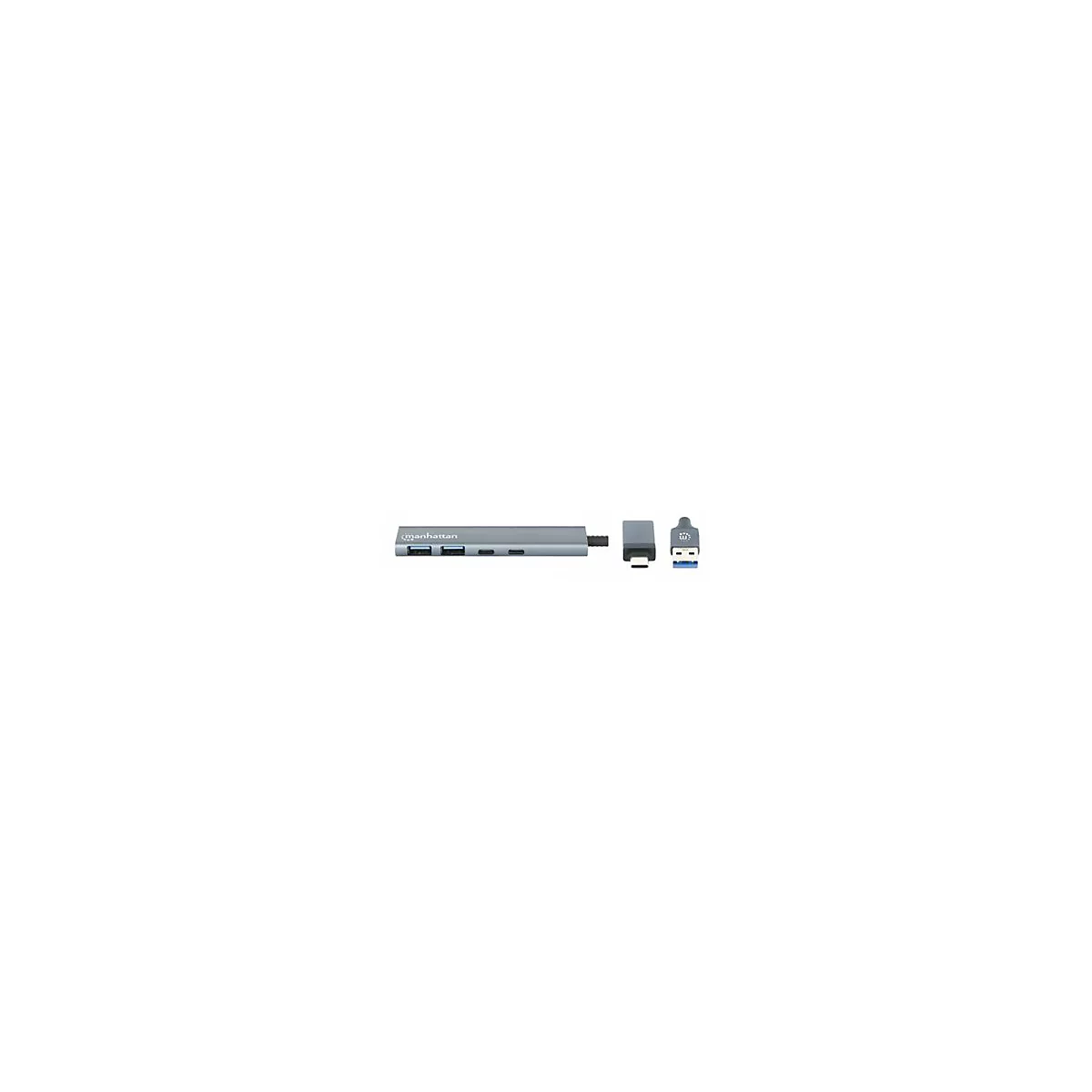Manhattan - Dockingstation - USB-C / USB-A