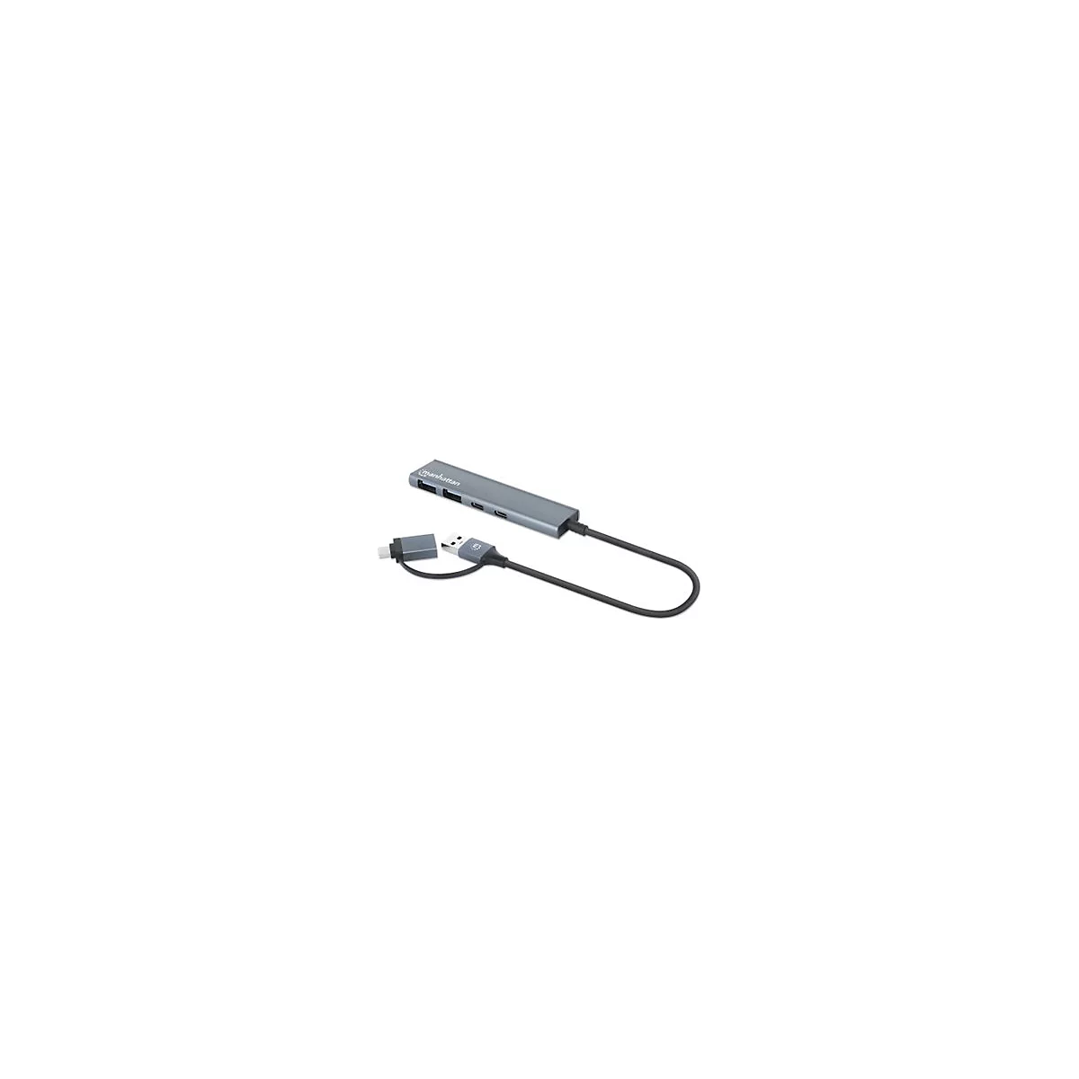 Manhattan - Dockingstation - USB-C / USB-A