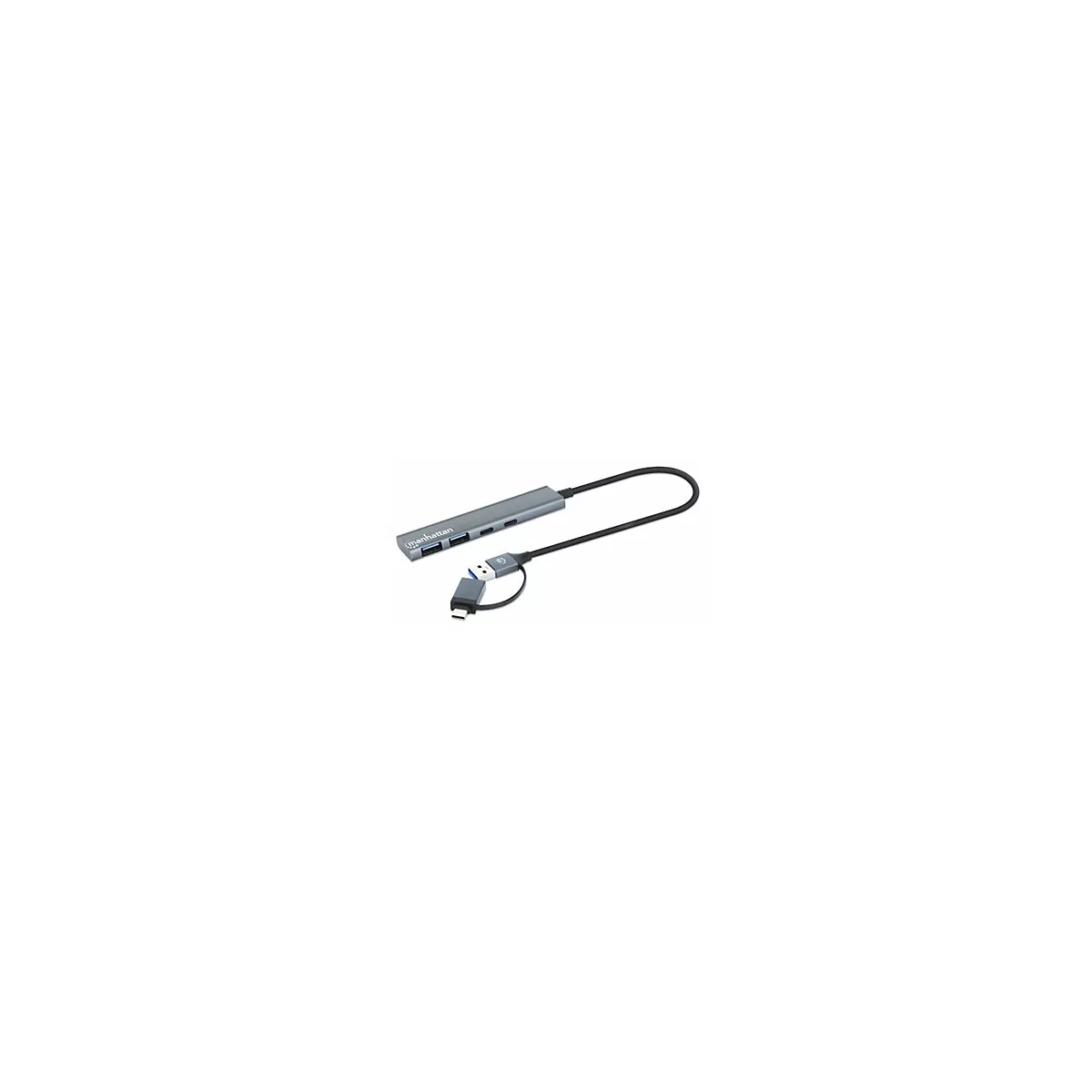 Manhattan - Dockingstation - USB-C / USB-A