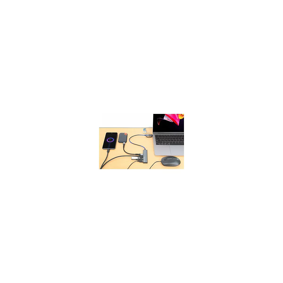 Manhattan - Dockingstation - USB-C / USB-A