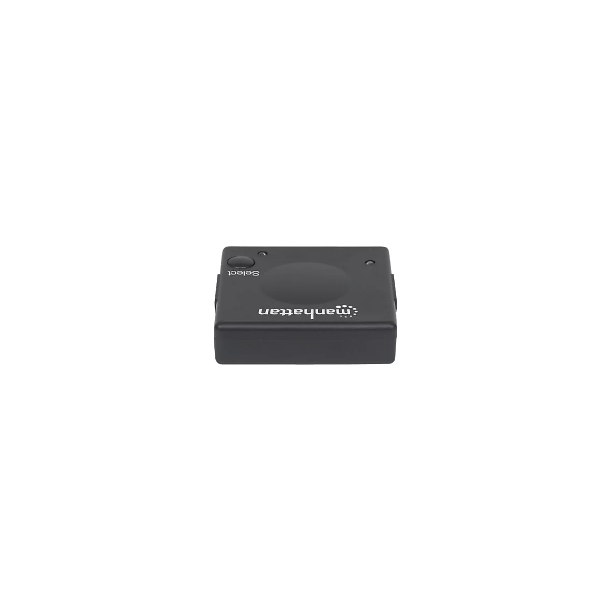 Manhattan HDMI Switch 2-Port, 1080p, Connects x2 HDMI sources to x1 display, Automatic and Manual Switching (via button), No external power required, Black, Three Year Warranty, Blister - Video/Audio-Schalter - 2 Anschlüsse