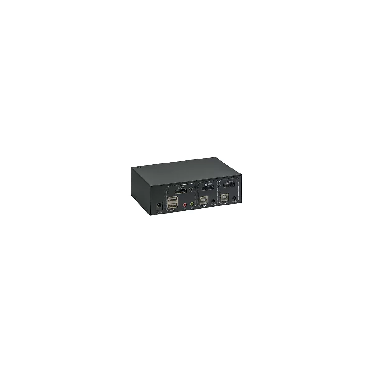Manhattan - KVM-/Audio-/USB-Switch - 2 Anschlüsse