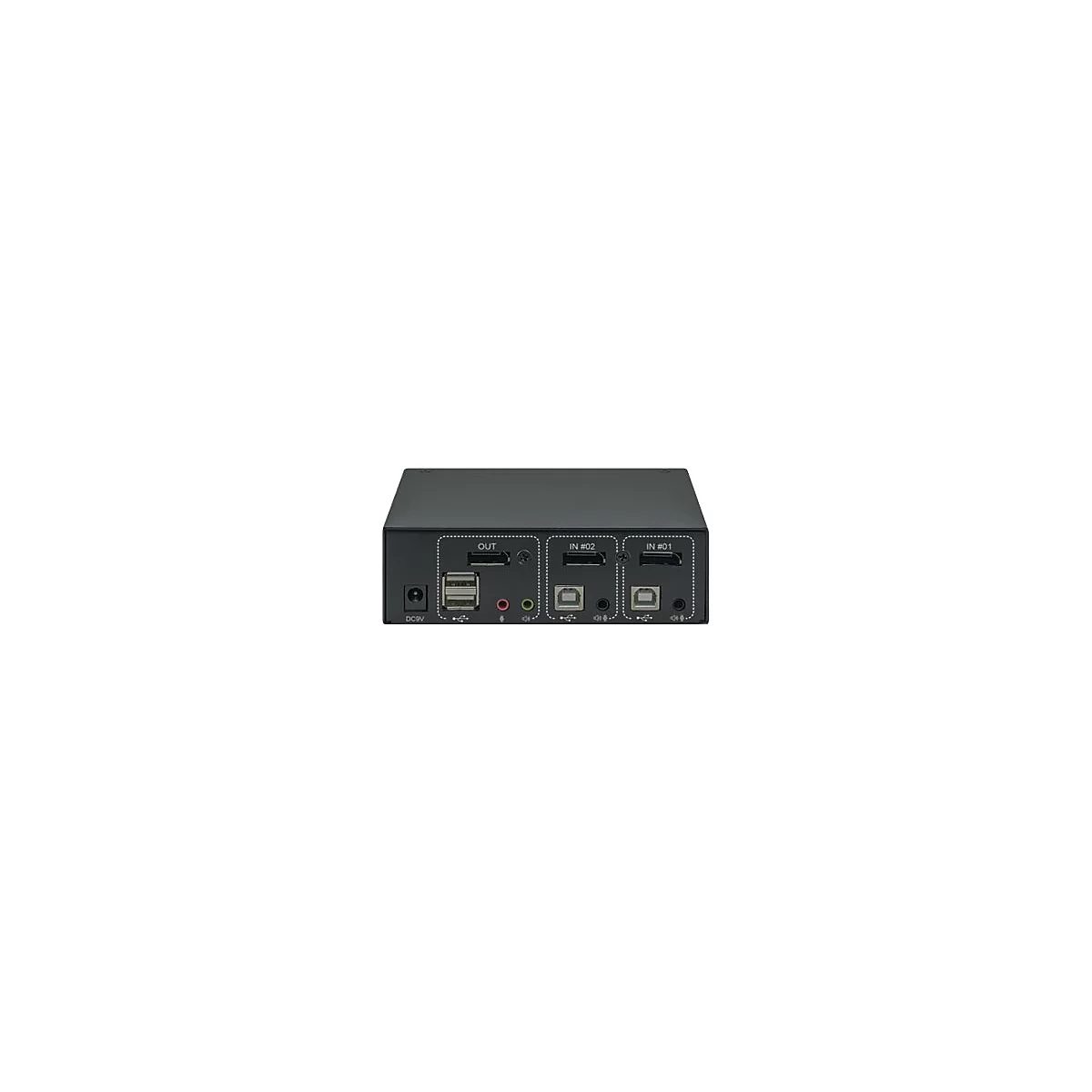 Manhattan - KVM-/Audio-/USB-Switch - 2 Anschlüsse