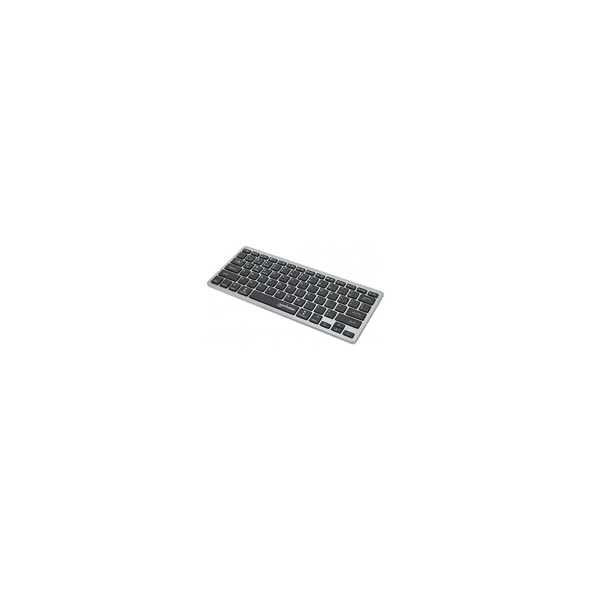 Manhattan Ultra Slim Dual-Mode - Tastatur - kabellos - 2.4 GHz, Bluetooth 3.0 - QWERTZ - USA