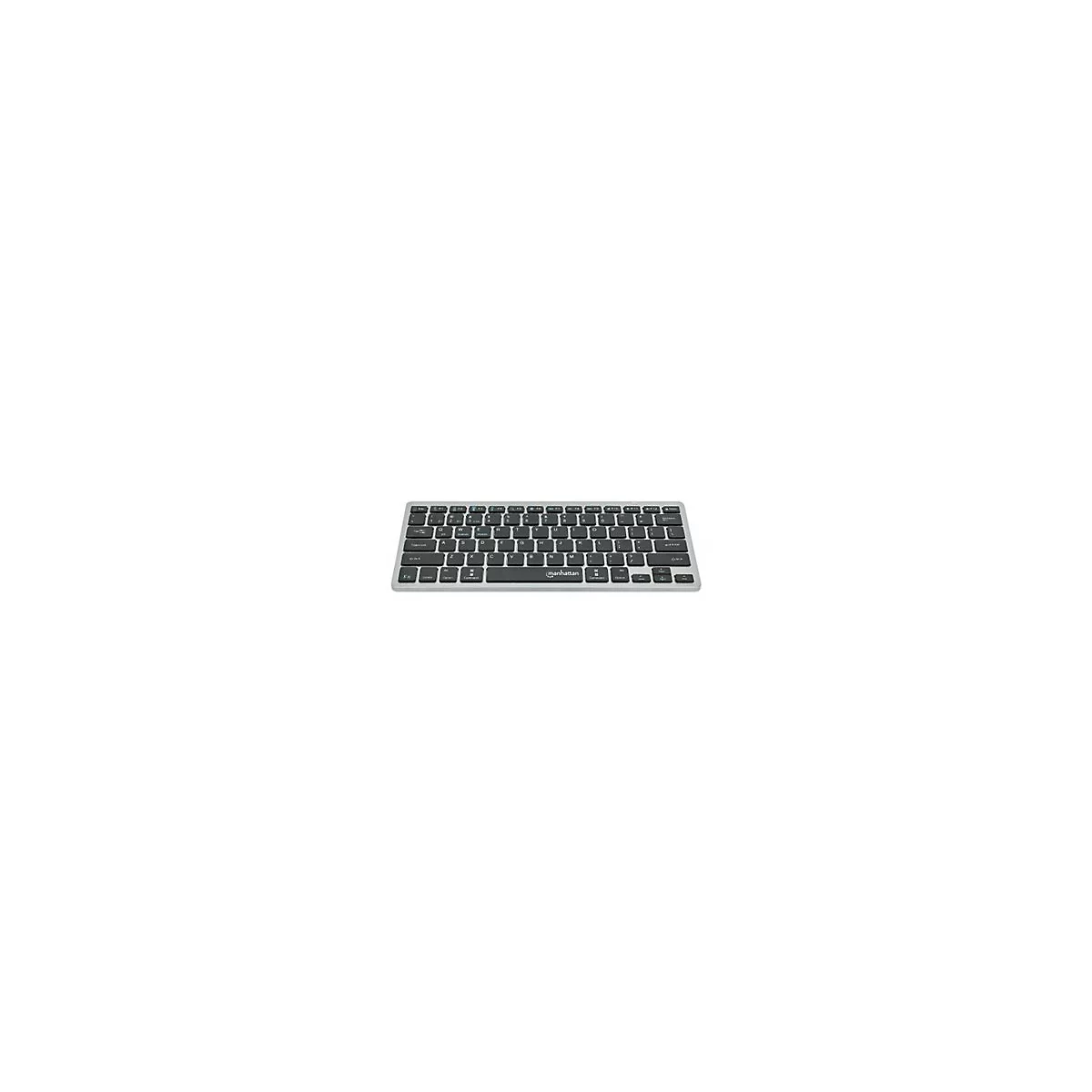 Manhattan Ultra Slim Dual-Mode - Tastatur - kabellos - 2.4 GHz, Bluetooth 3.0 - QWERTZ - USA