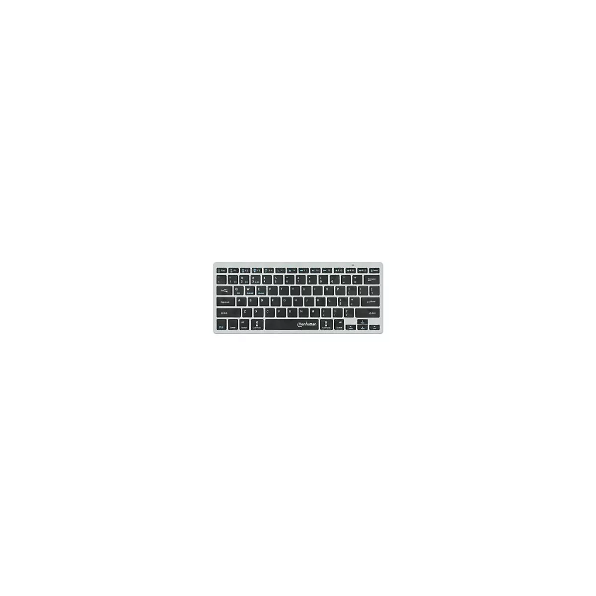 Manhattan Ultra Slim Dual-Mode - Tastatur - kabellos - 2.4 GHz, Bluetooth 3.0 - QWERTZ - USA