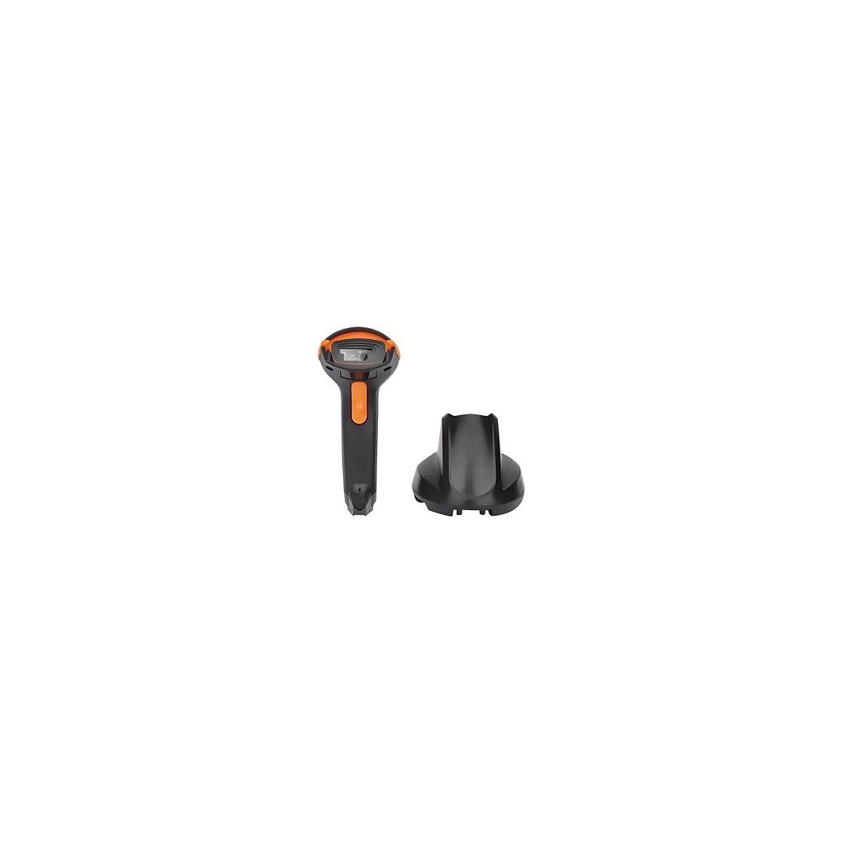 Manhattan Wireless 2D Handheld Barcode Scanner, 250mm Scan Depth, up to 80m effective range (line of sight), Max Ambient Light 100,000 lux (sunlight), Black, Three Year Warranty, Box - Barcode-Scanner