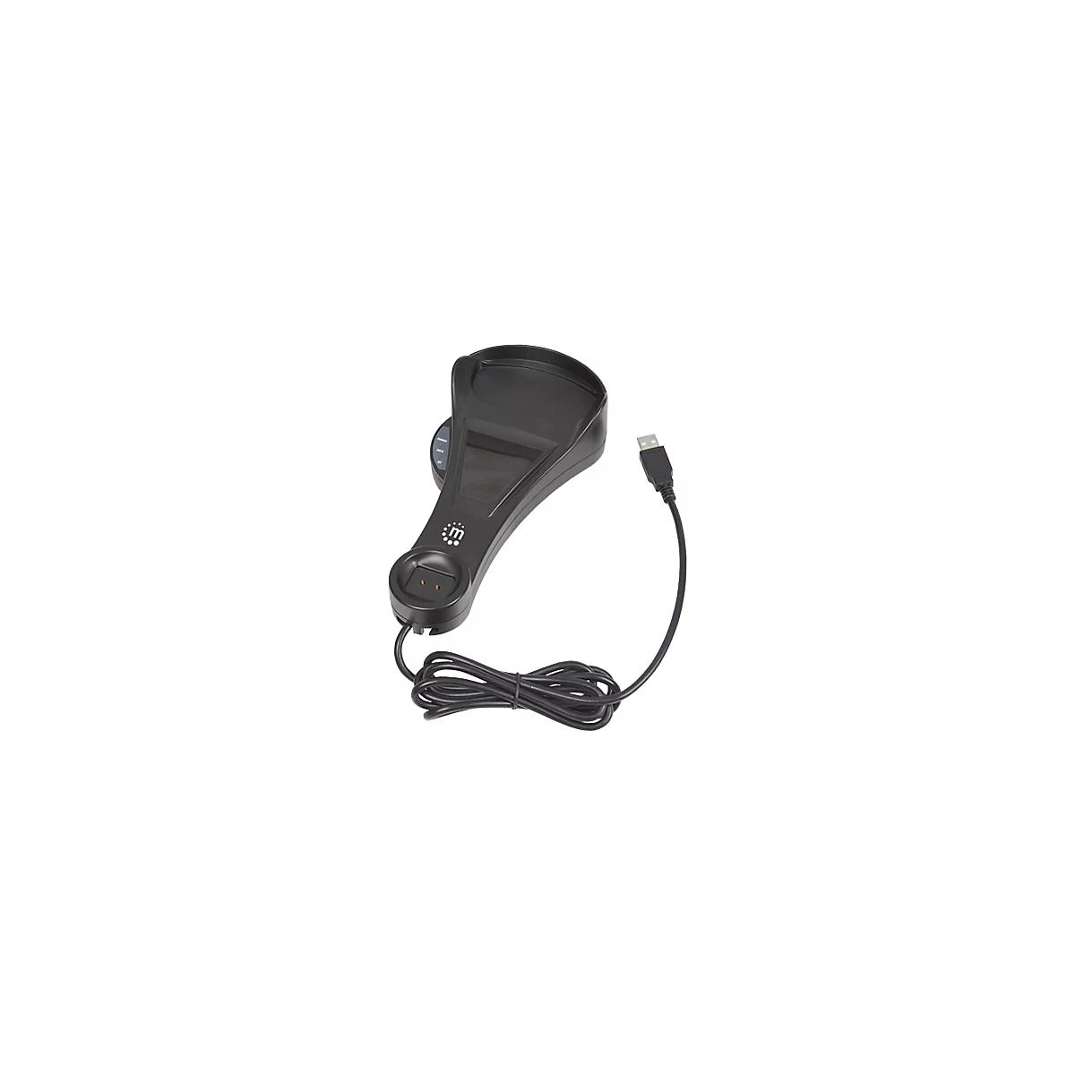 Manhattan Wireless Linear Handheld CCD Barcode Scanner, Bluetooth, 500mm Scan Depth, up to 80m effective range (line of sight), Max Ambient Light 100,000 lux (sunlight), EU/US/UK/AU interchangeable plug, Black, Three Year Warranty, Box - Barcode-S...