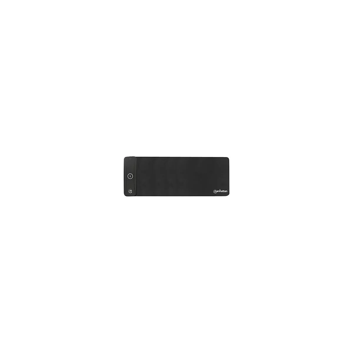 Manhattan XXL RGB LED Gaming Mousepad with Wireless Charger (10W) Smooth Top Surface Mat, Micro-textured surface for ultra-high precision with optical and laser mice (800x350x3mm), Adjustable Color-LED Lighting Modes, Non Slip Base,Water Resistant...