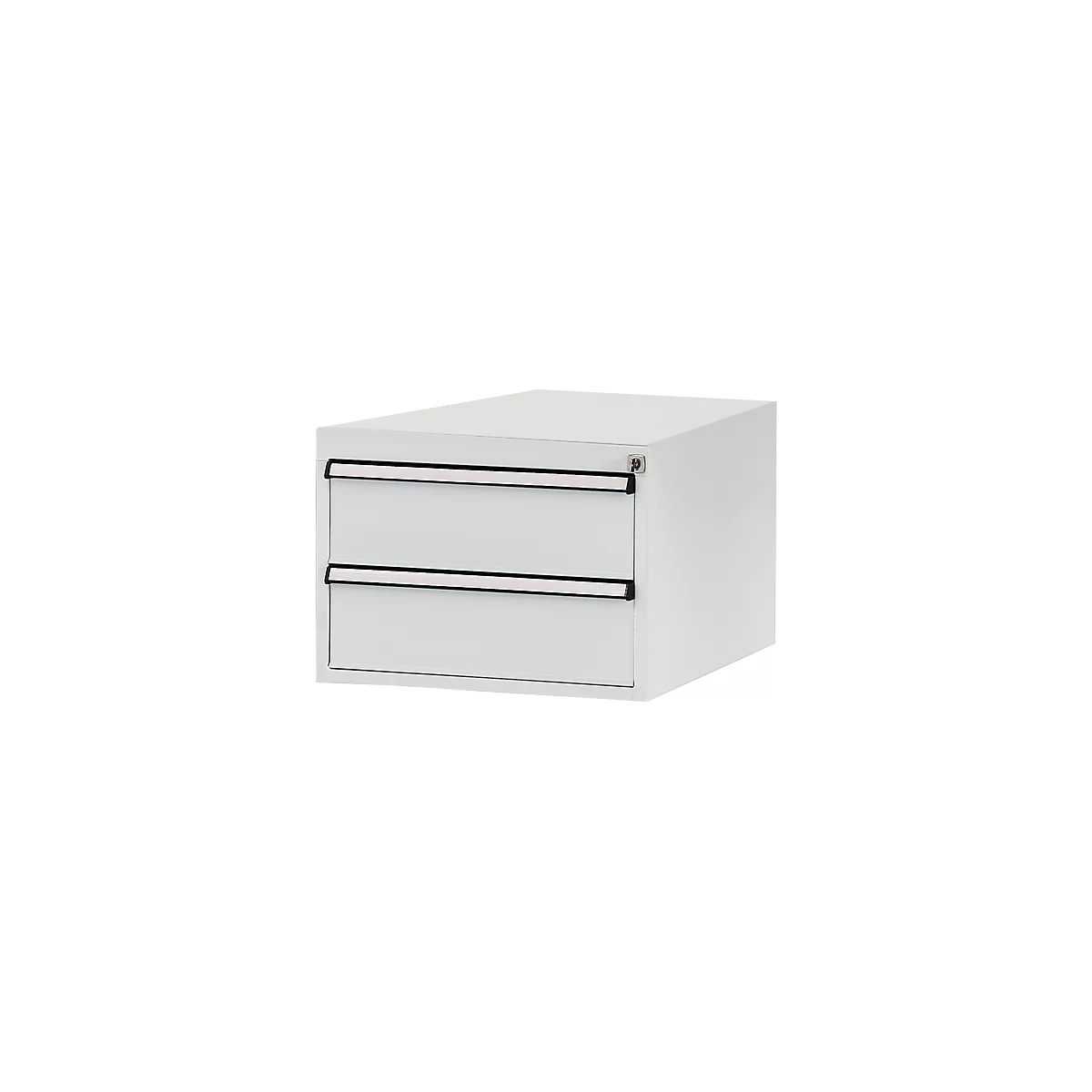 Manuflex onderbouw met schuifladen, voor werkbank Profi diepte 700 mm, lichtgrijs