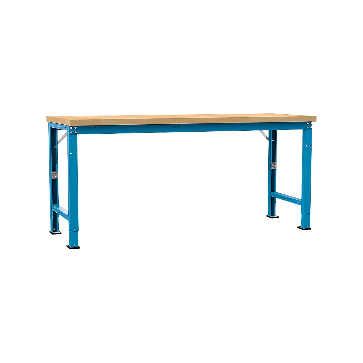 Manuflex werkbank Profi speciaal, tafelblad multiplex, 2000 x 700 mm, lichtblauw