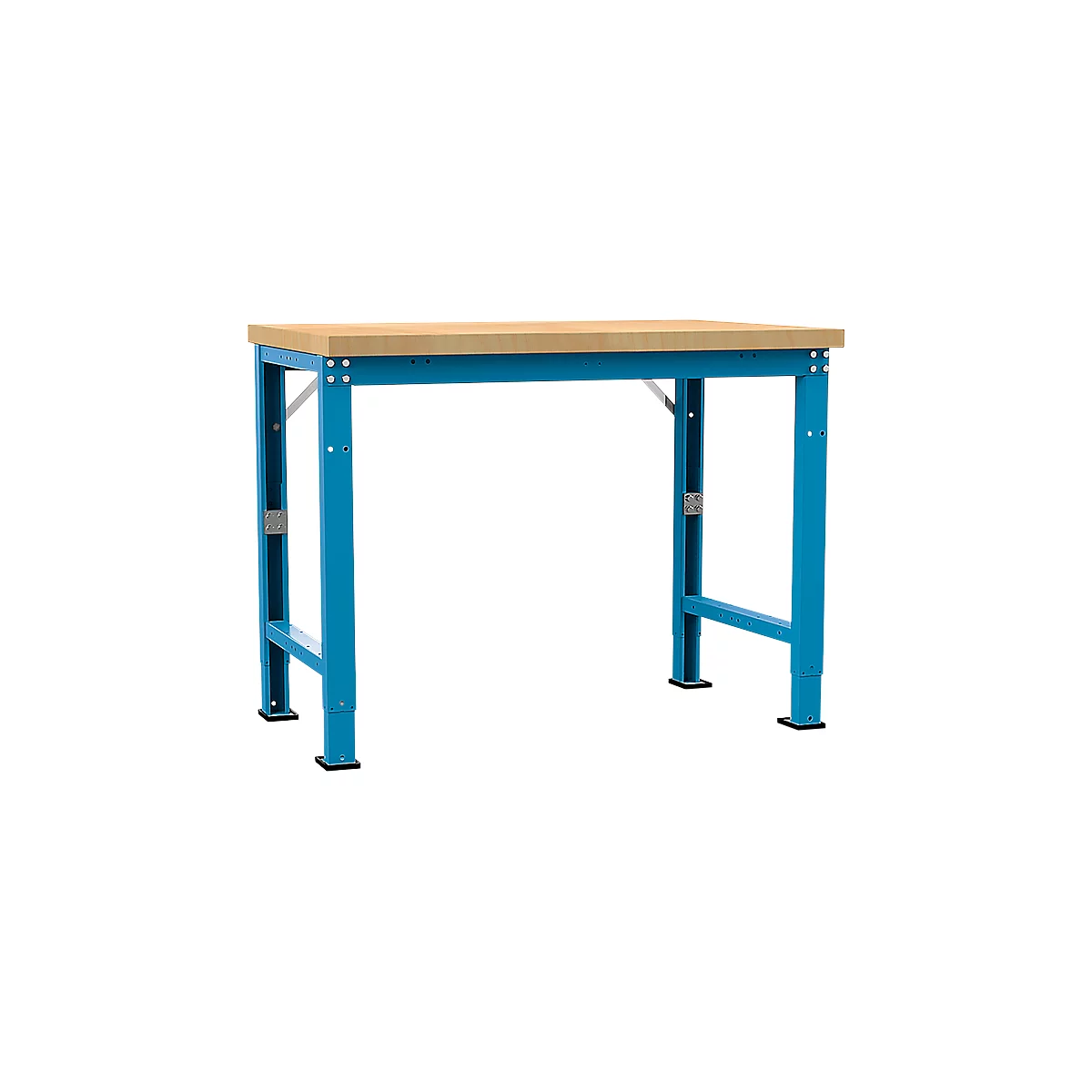 Manuflex Werkbank Profi Spezial, Tischplatte Multiplex, 1250 x 700 mm, lichtblick