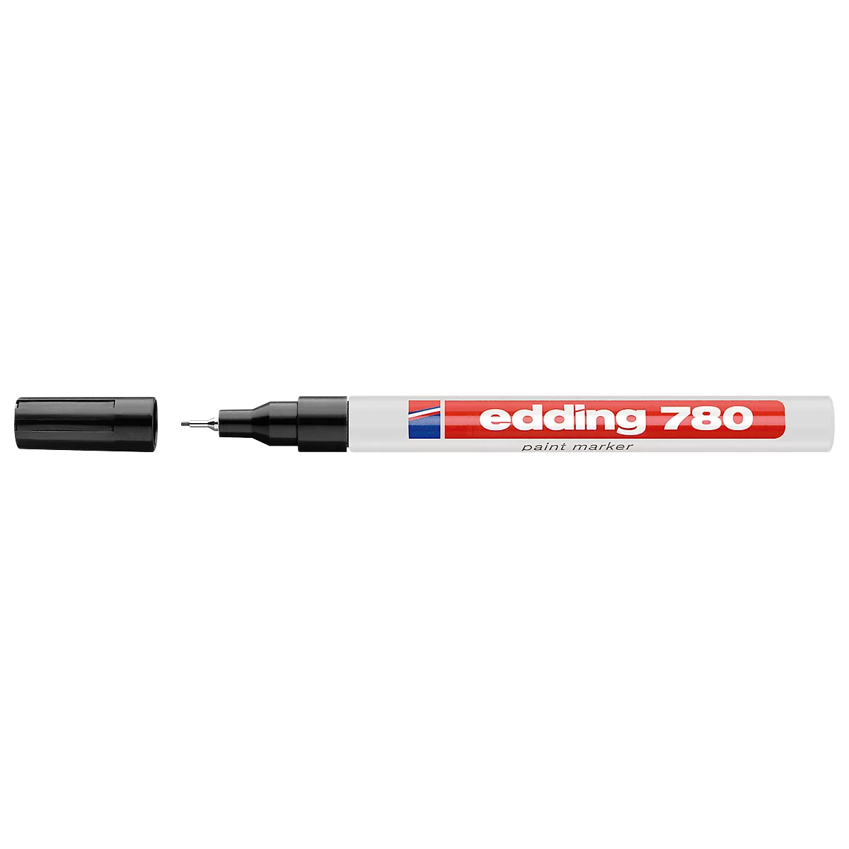 Marcador de pintura EDDING 780, 0.8 mm, negro, 10 piezas