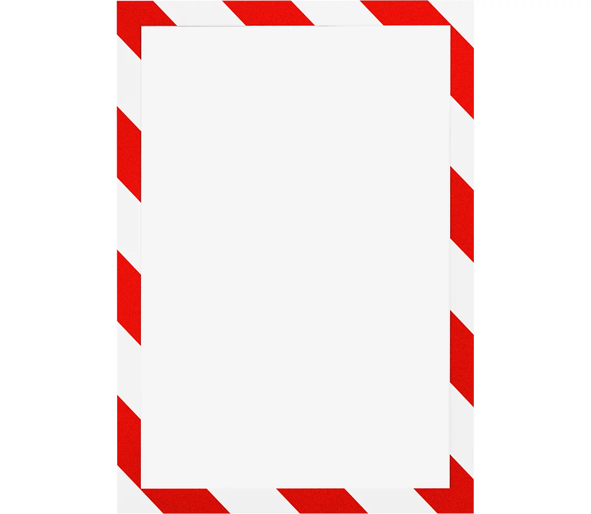 Marco de informaciónDuraframe Security A4, rojo/blanco, 2 piezas