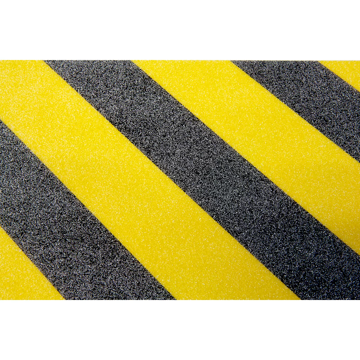 Marquage de signalisation, pour l'extérieur, 25 mm x 25 m, 4 rouleaux, noir/jaune