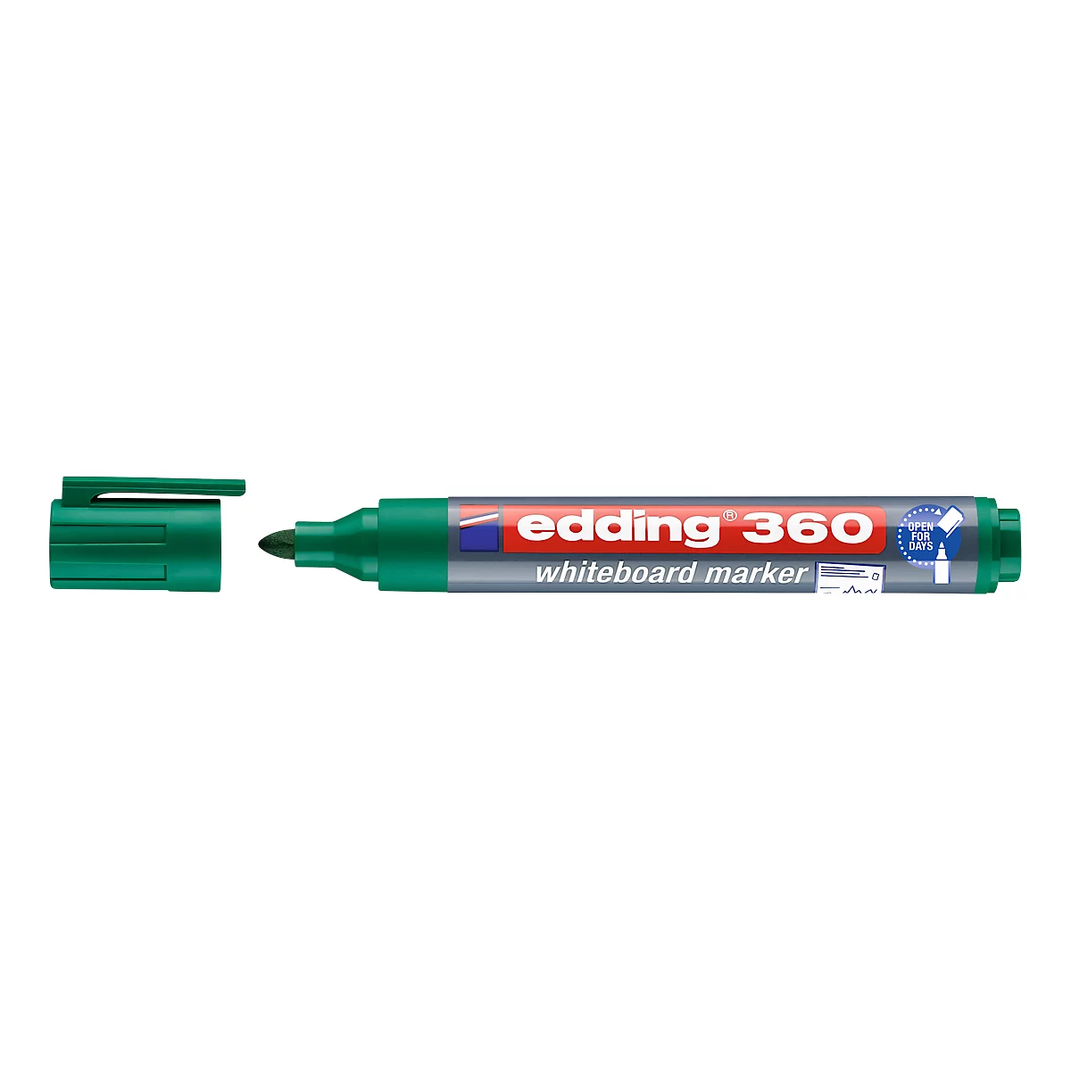 Marqueur à whiteboard 360 edding, pointe ronde, 1 p., vert