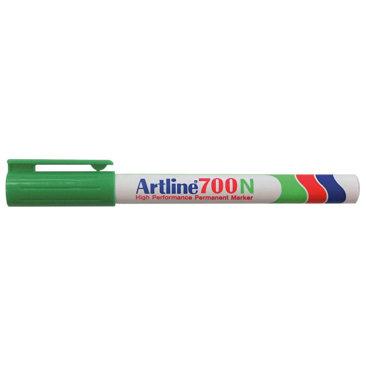 Marqueur permanent Artline 700, pointe ronde, vert, 12 pièces