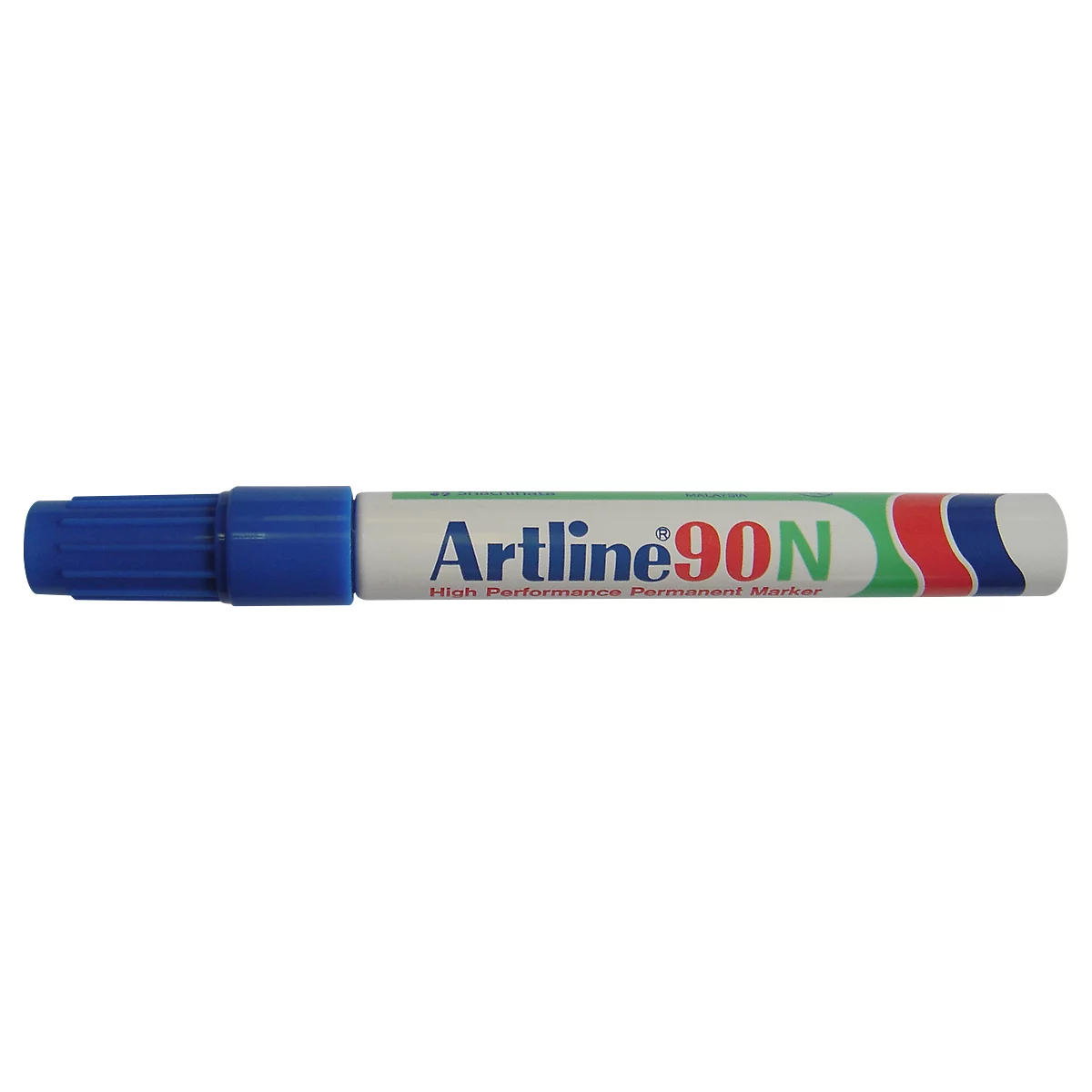Marqueur permanent Artline 90, pointe bisautée, bleu, 12 pièces