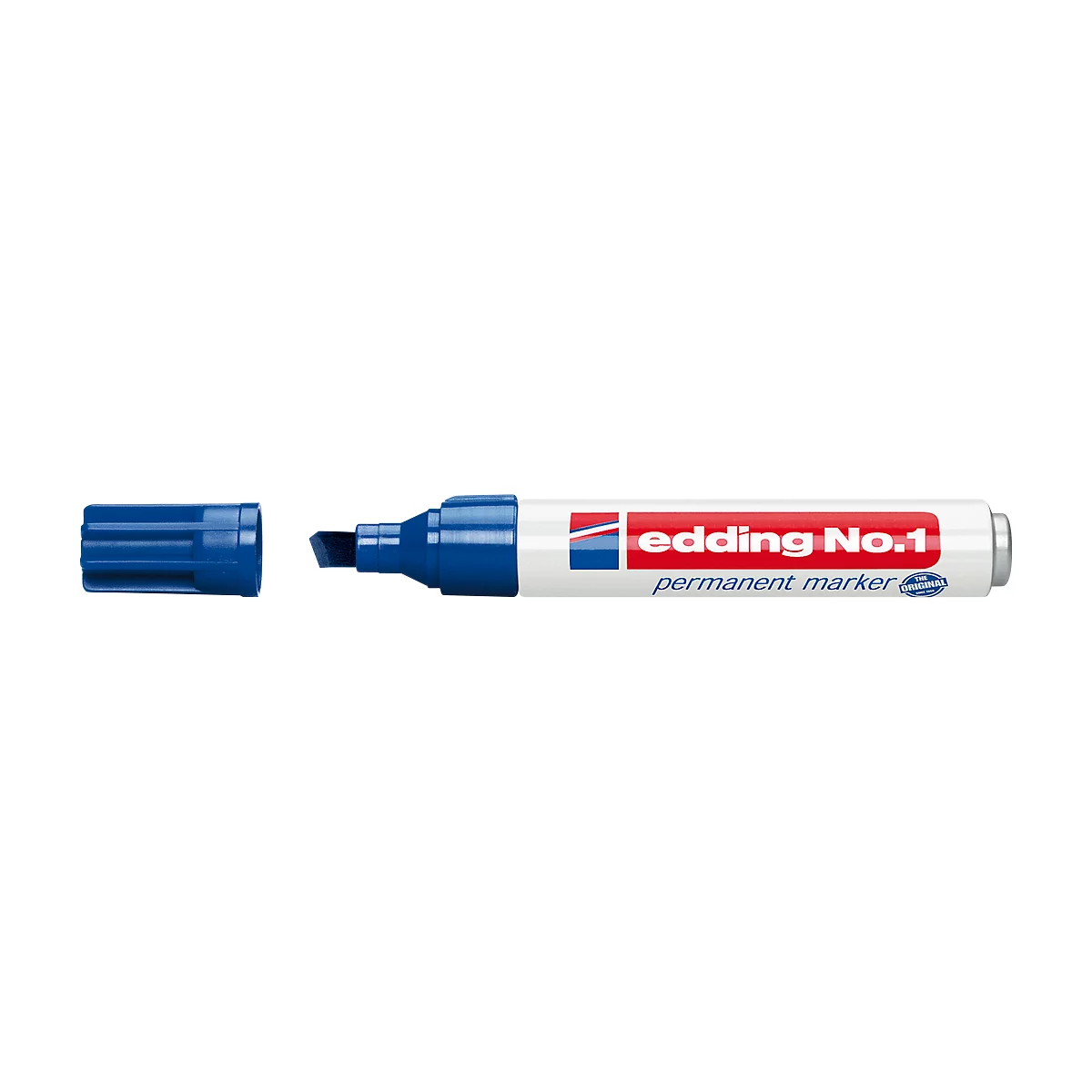 Marqueur permanent n° 1 edding, 1 p. bleu