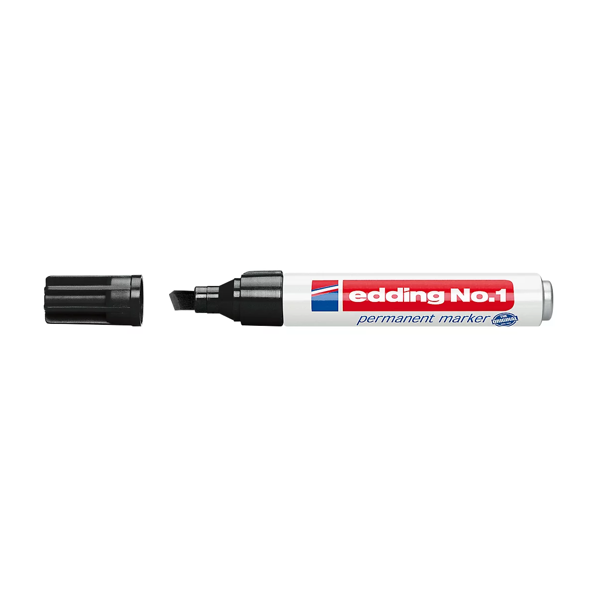 Marqueur permanent n° 1 edding, 1 p., noir