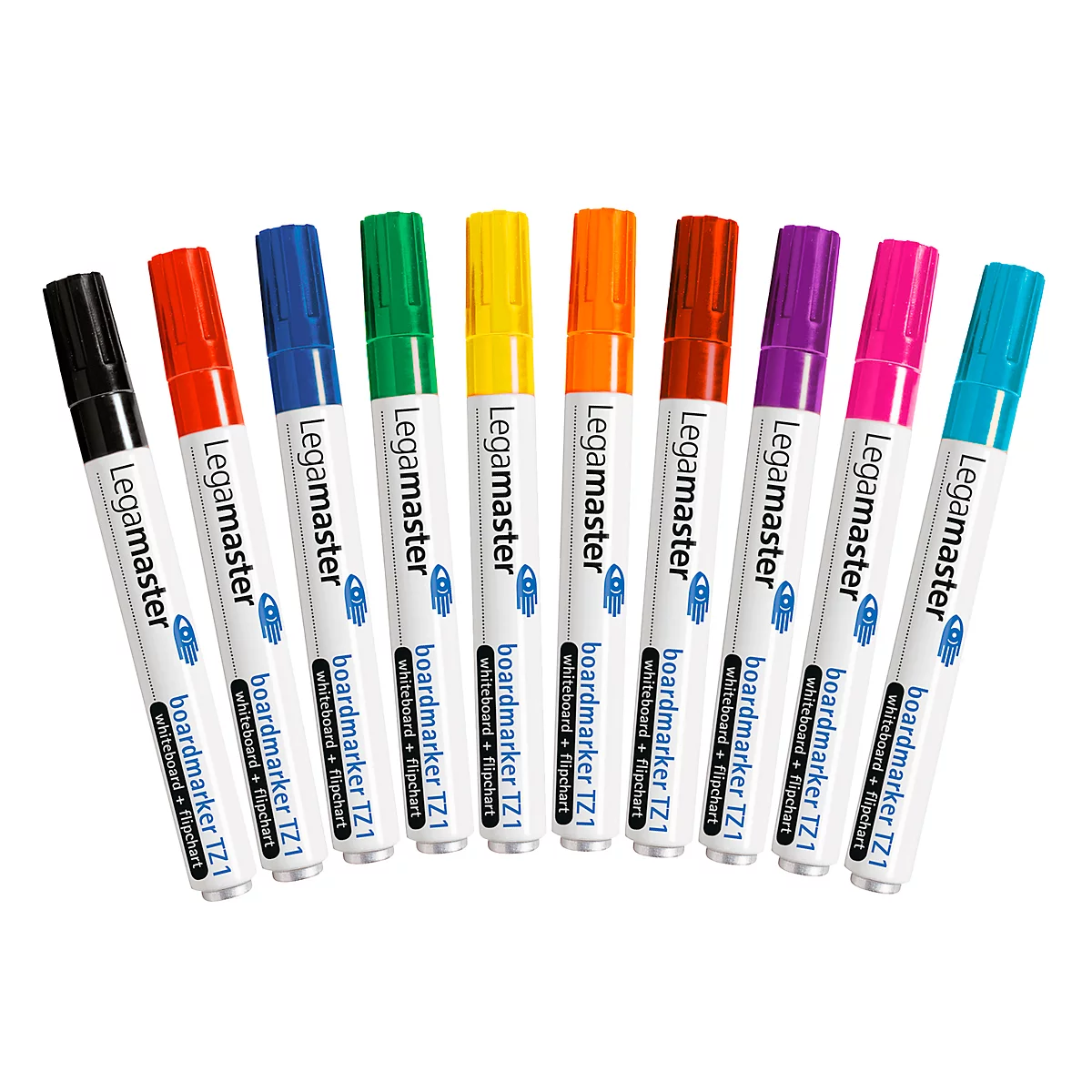 Marqueurs à whiteboard TZ1, pour flipcharts et whiteboards, 10 p., classés par couleur