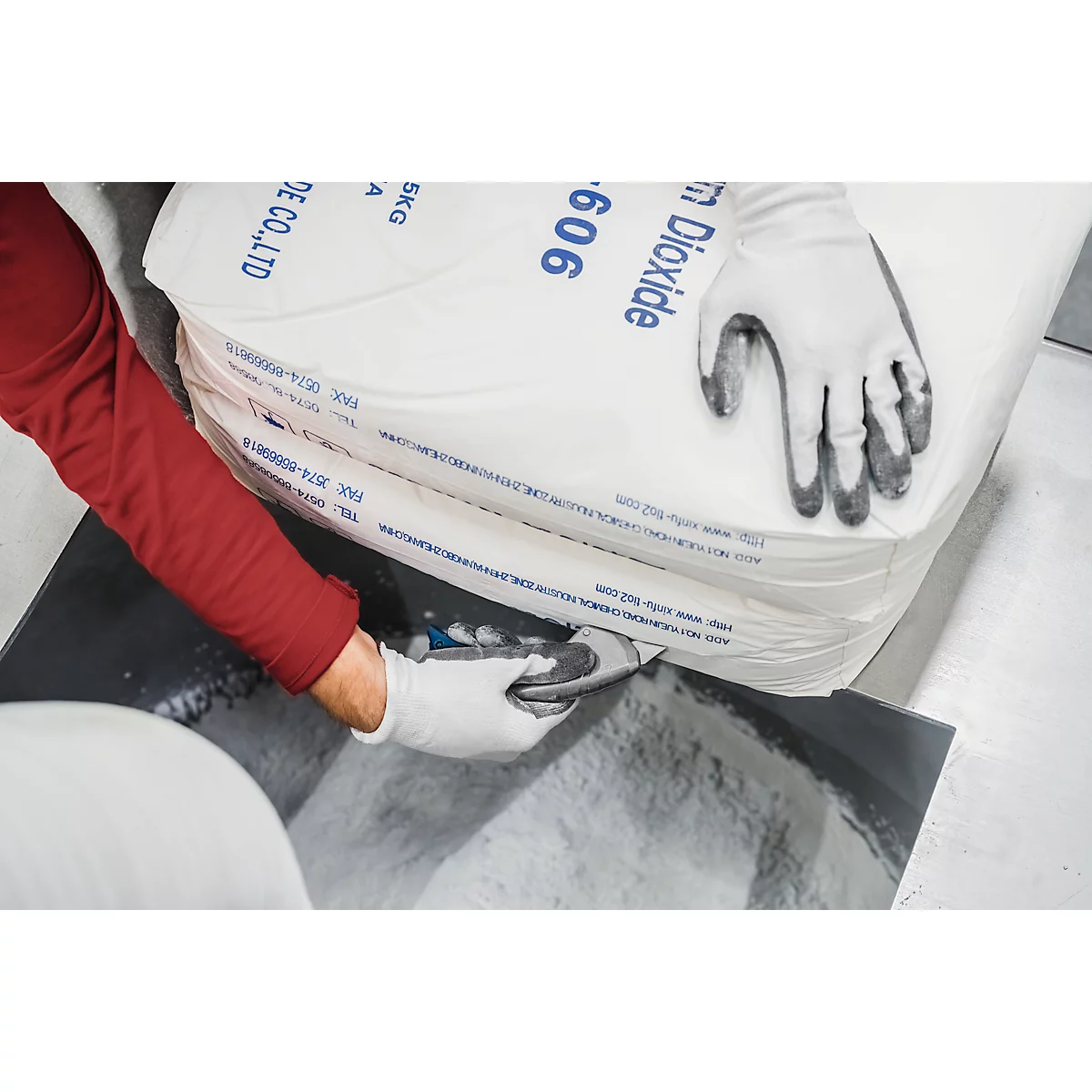 Martor 610 XDR veiligheidsmes, 3-in-1 hendel, automatische terugtrekking lemmet, metaal detecteerbaar, L 158 x B 27 x H 76 mm, staal/aluminium/kunststof, blauw