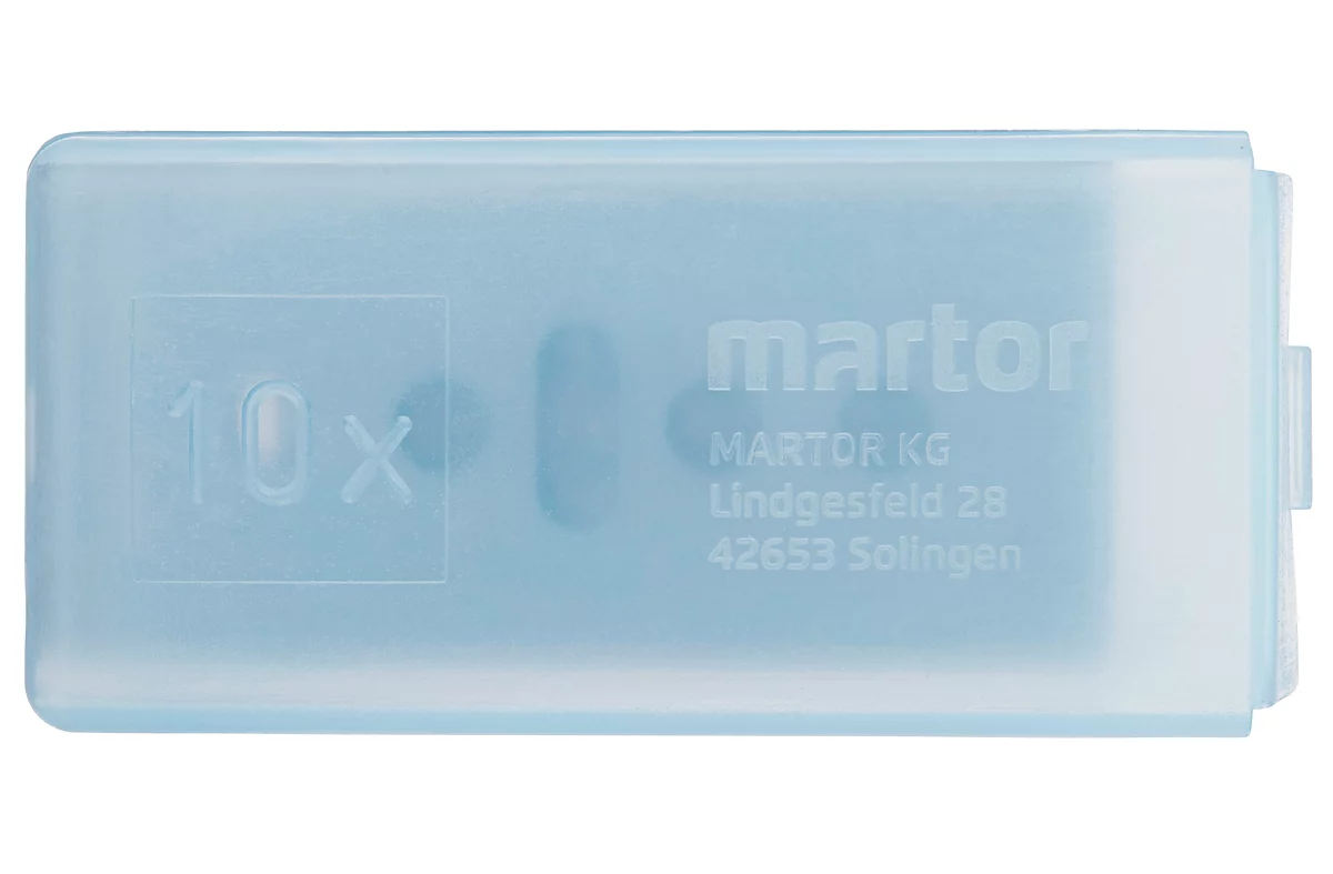 MARTOR Industrieklinge 45, 10 St., L 39 x B 18,4 mm, 2-seit. Schliff, Materialstärke 0,3 mm