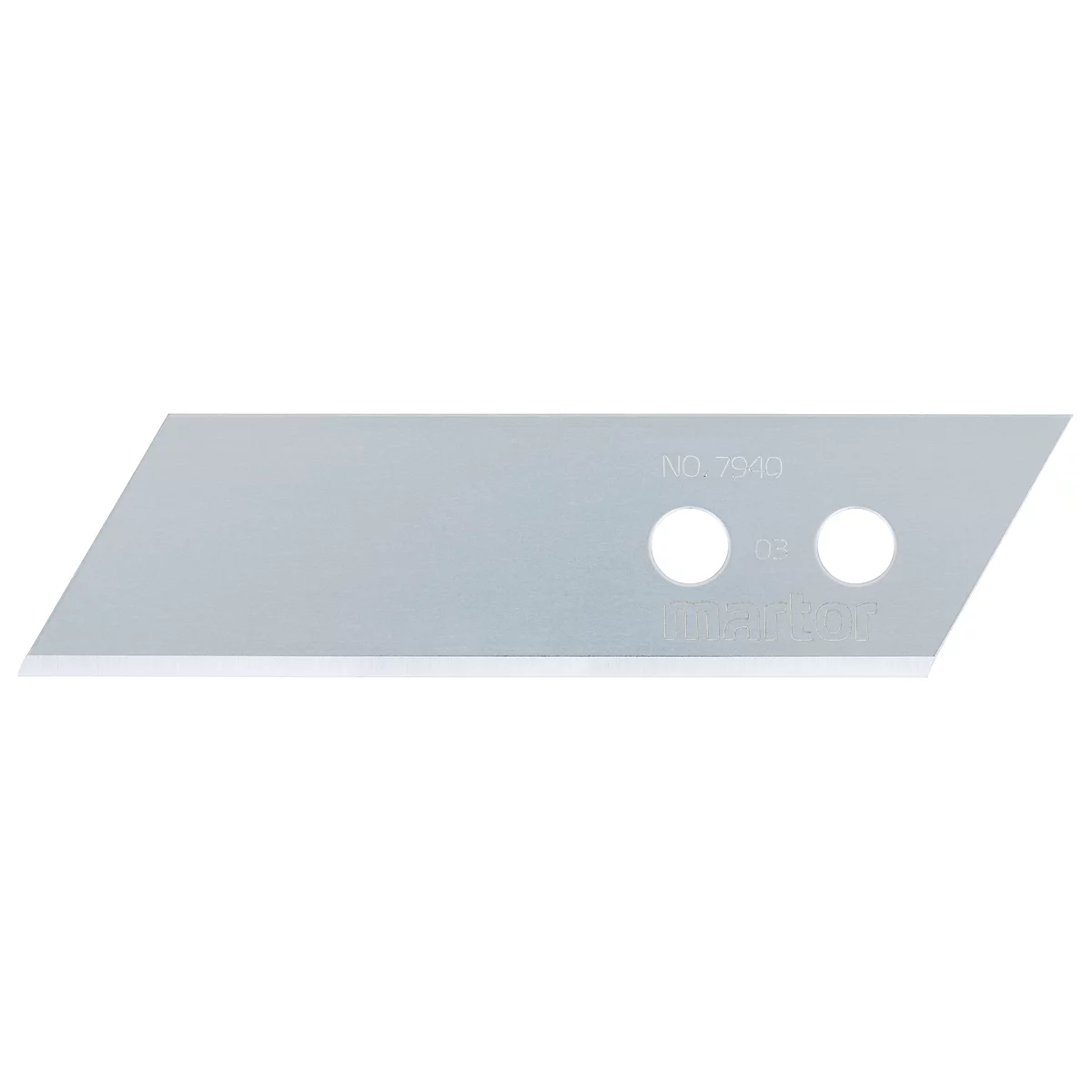 MARTOR mes 7940, styropor, L 71,2 x B 17,7 mm, 10 stuks