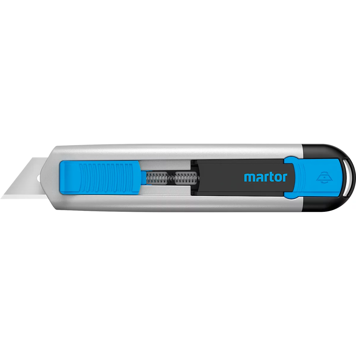Martor veiligheidsmes SECUNORM 540, automatisch teruglopend mes, L 143 x B 17 x H 31 mm, 36 mm snijdiepte